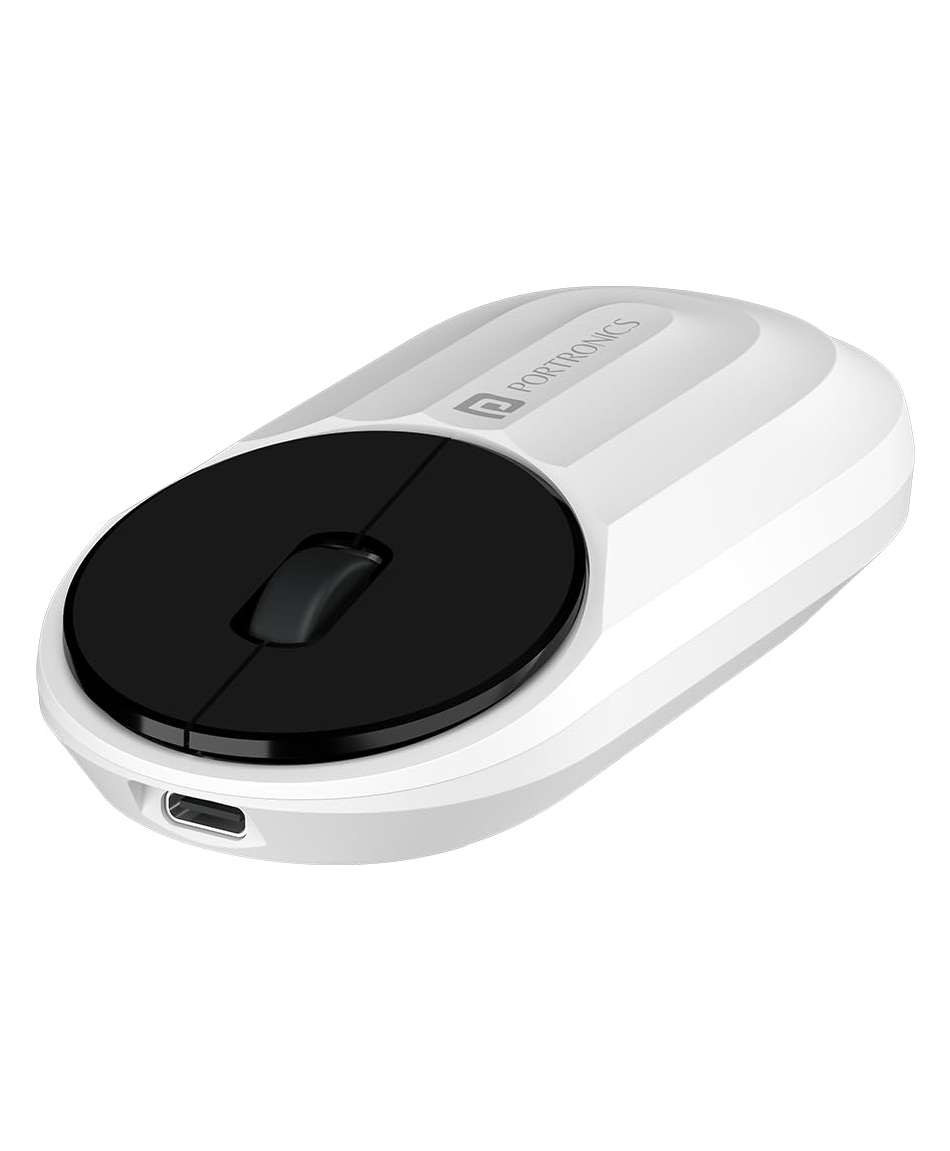 Portronics Toad 6 Bluetooth Wireless Mouse with 2.4 GHz USB Receiver, Multi-Device Pairing, Built in Battery, 1200 DPI Sensor(White) POR-2485-image-45
