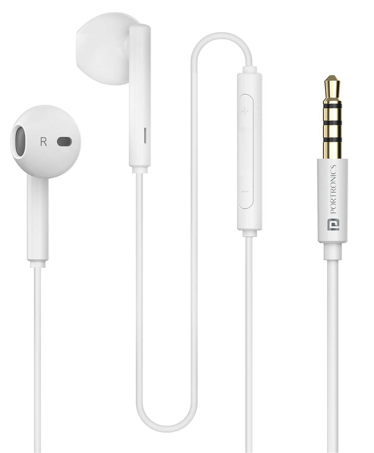 Portronics Conch Theta A in Ear 3.5mm Wired Earphones with In Line HD Mic, Powerful Audio, 14.2mm Dynamic Driver, Unique Earbuds Design, TPE Anti Tangle Wire,In line Controls,Wide Compatibility(White) POR-2748-image-33