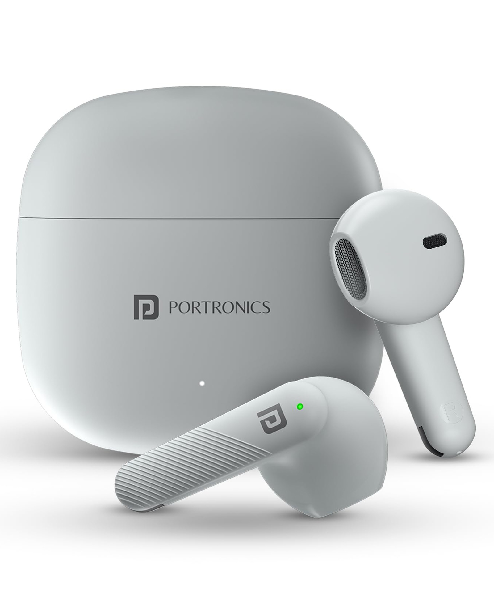 Portronics Harmonics Twins S18 in Ear TWS Earbuds with 30H Playtime, in Built HD Mic, Game/Music Mode, 13mm Dynamic Driver, Low Latency, Touch Control, Type C Fast Charging, Light Weight(White) POR-2534-image-38