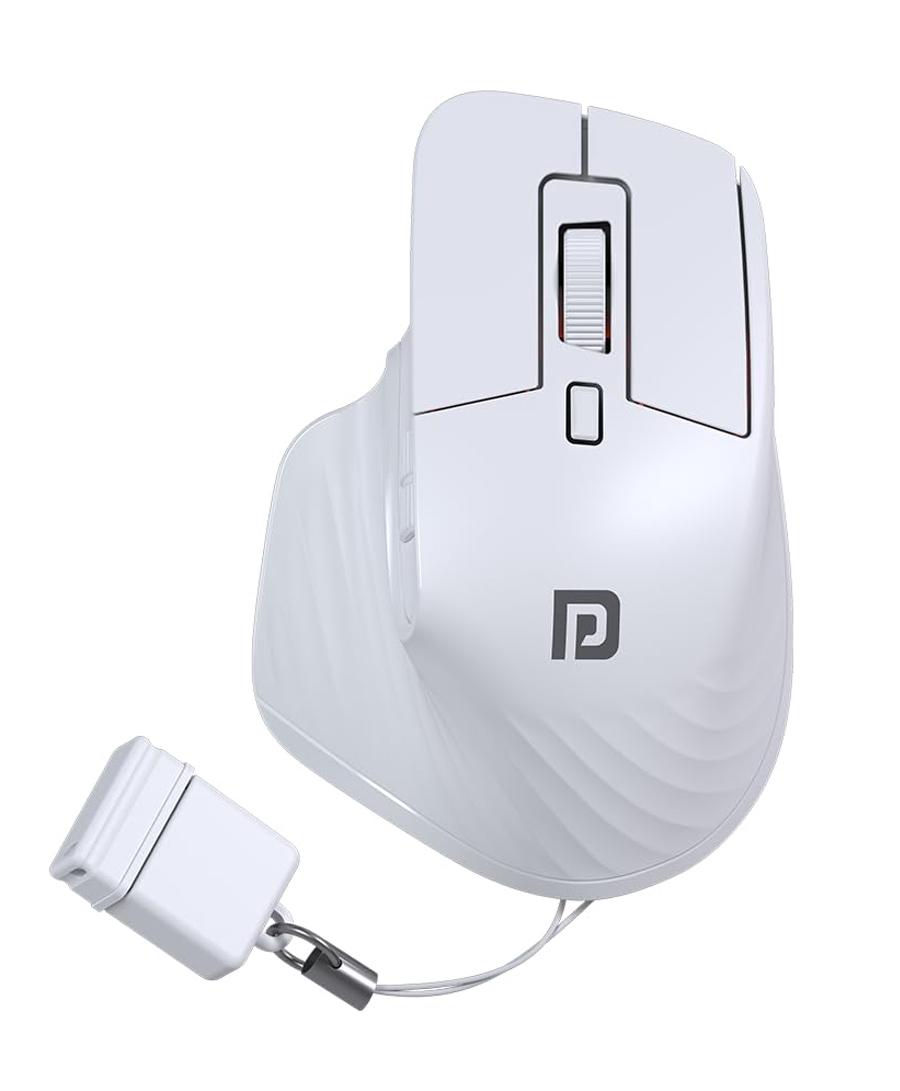 Portronics Toad Mino Wireless Mouse, Bluetooth & 2.4 GHz Wireless Connectivity, Rechargeable, Multi-Device Pairing, Ergonomic Design(White) POR-2572-image-39