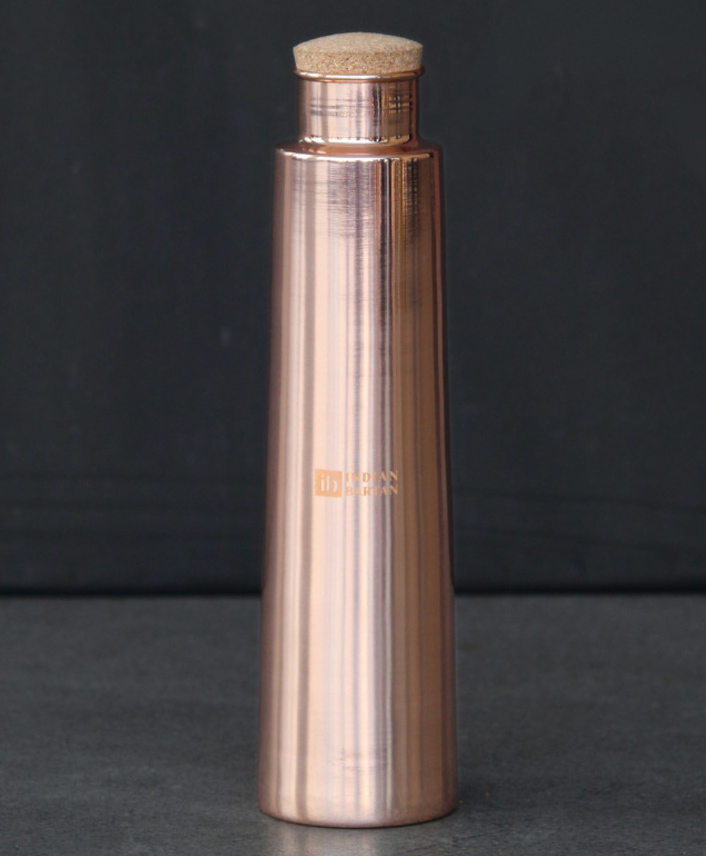 Indian Bartan Glossy Copper tower Bottle-picture-6