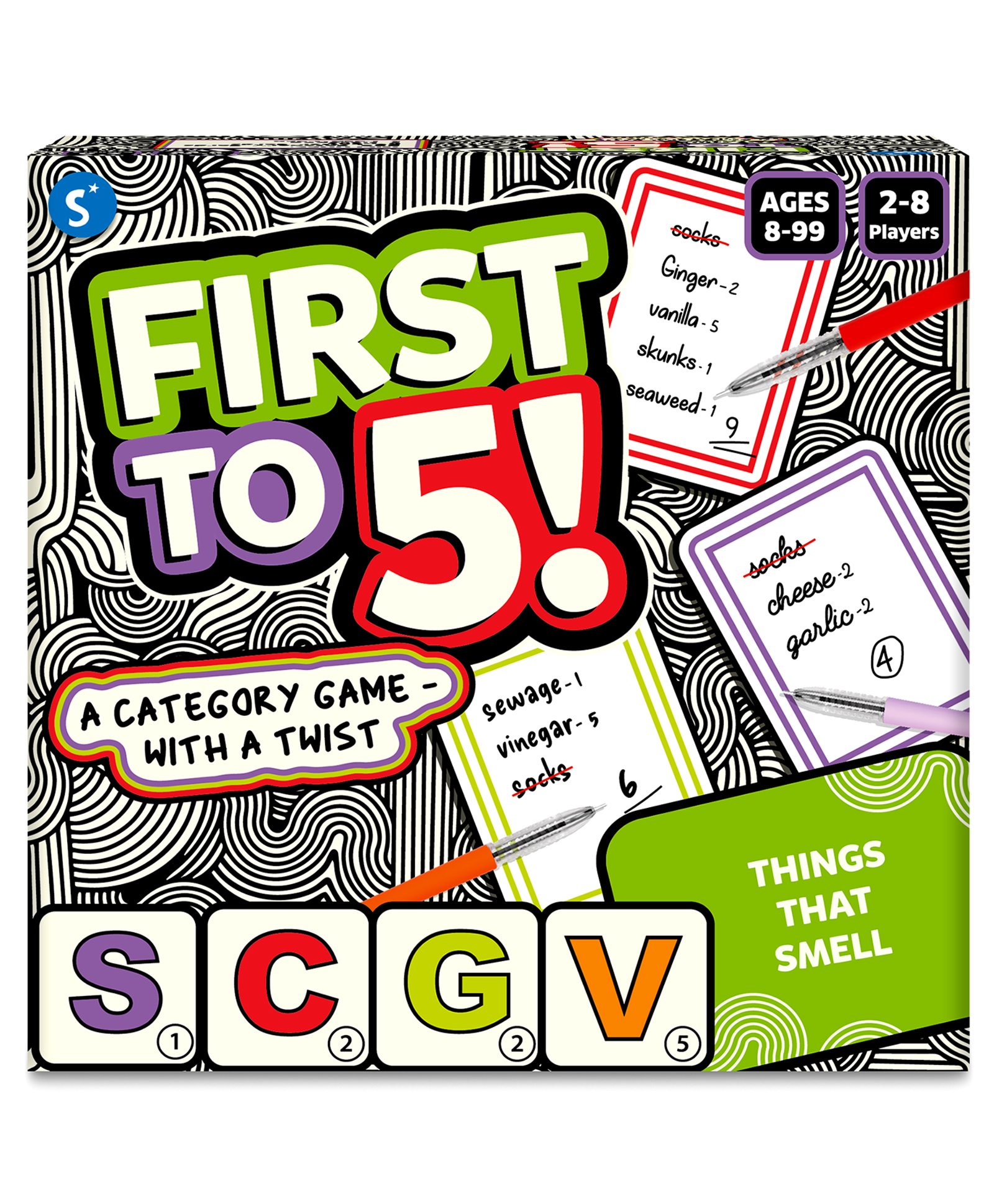 Skillmatics Card Game - First to 5, Quick Category Game with a Twist, Perfect for Family Fun, Party Game, Gifts for Kids, Teens, and Adults Ages 8, 9, 10 & Up, 2-8 Players-picture-7
