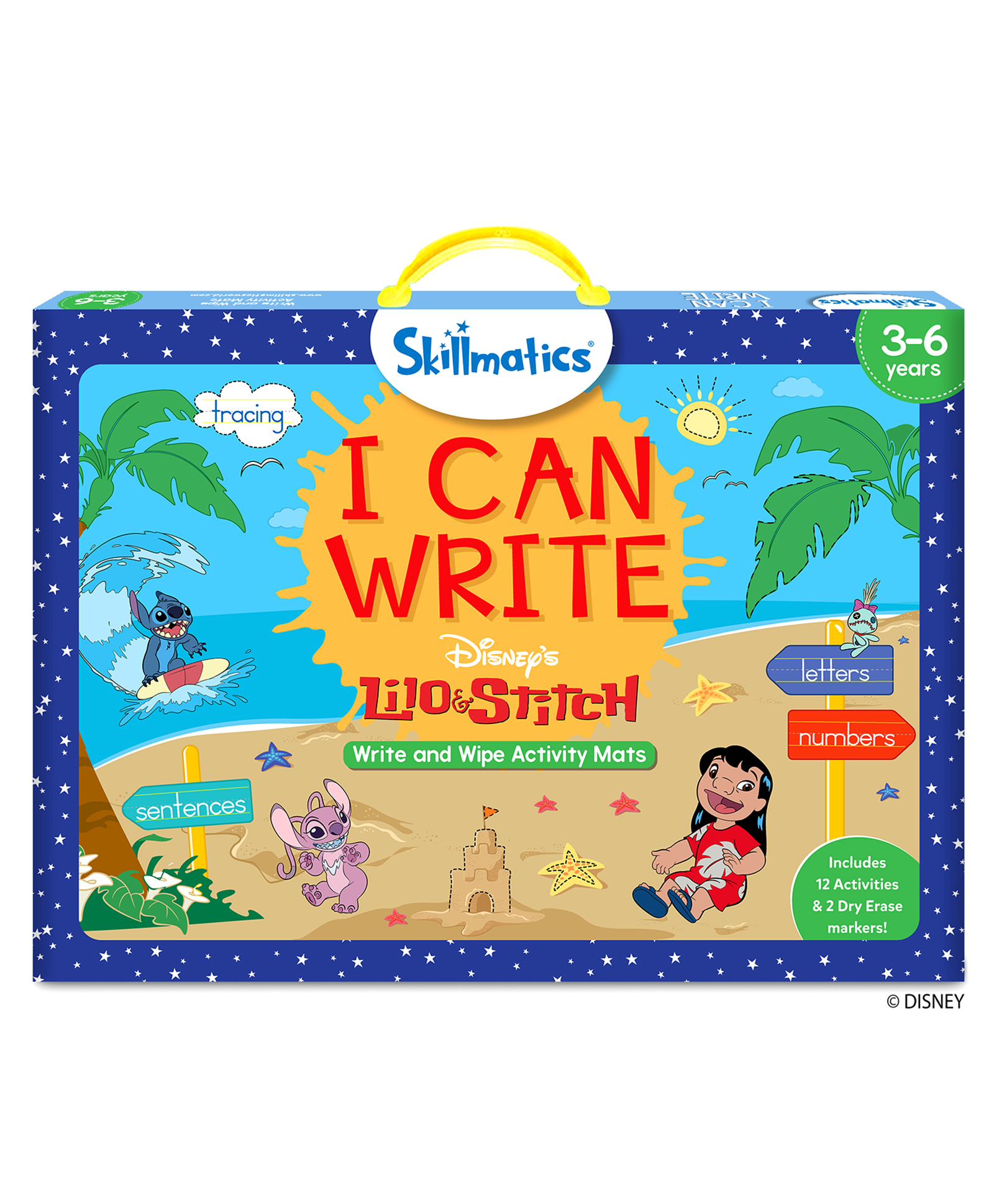 Skillmatics Preschool Learning Activity - I Can Write Disney's Lilo & Stitch, Educational Game for Kids, Toddlers, Preschoolers Who Love Toys, Art & Craft Activities, Gifts-image-46