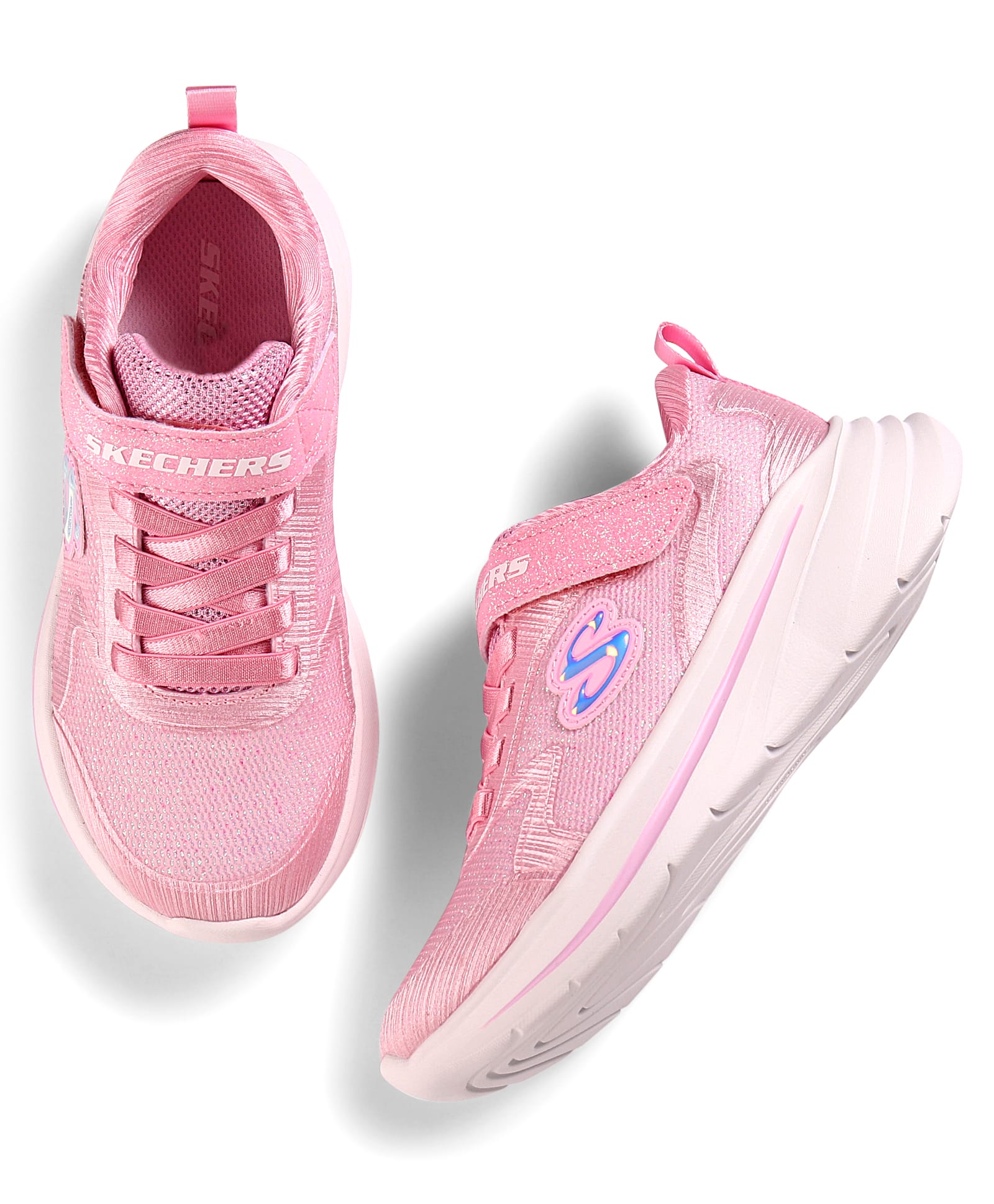 Skechers Snap Sprints Velcro Closure Casual Shoes - Pink-image-28