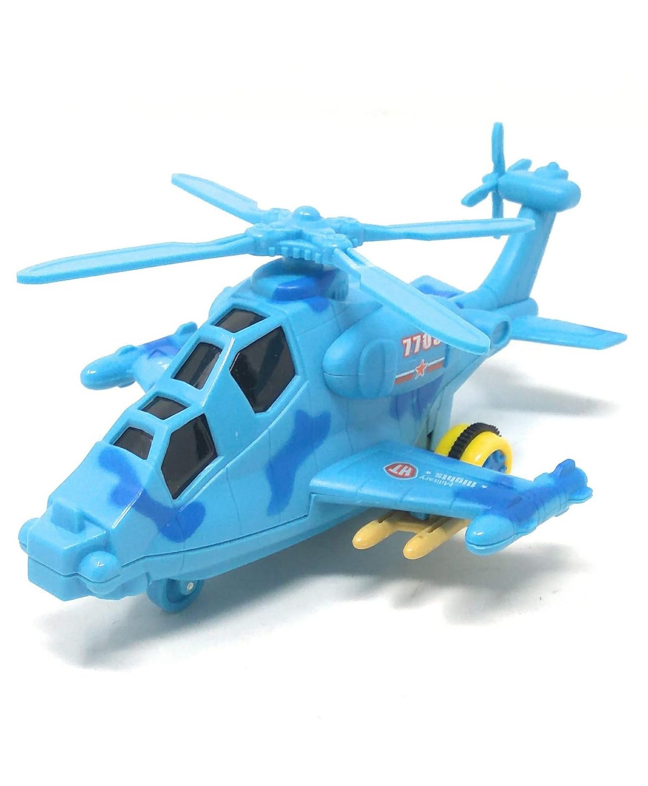 AKN TOYS Toy Friction Powered Early Educational Baby Toy Push and Go Helicopter with Light and Music-Pack of 1 -Color May Vary-picture-25
