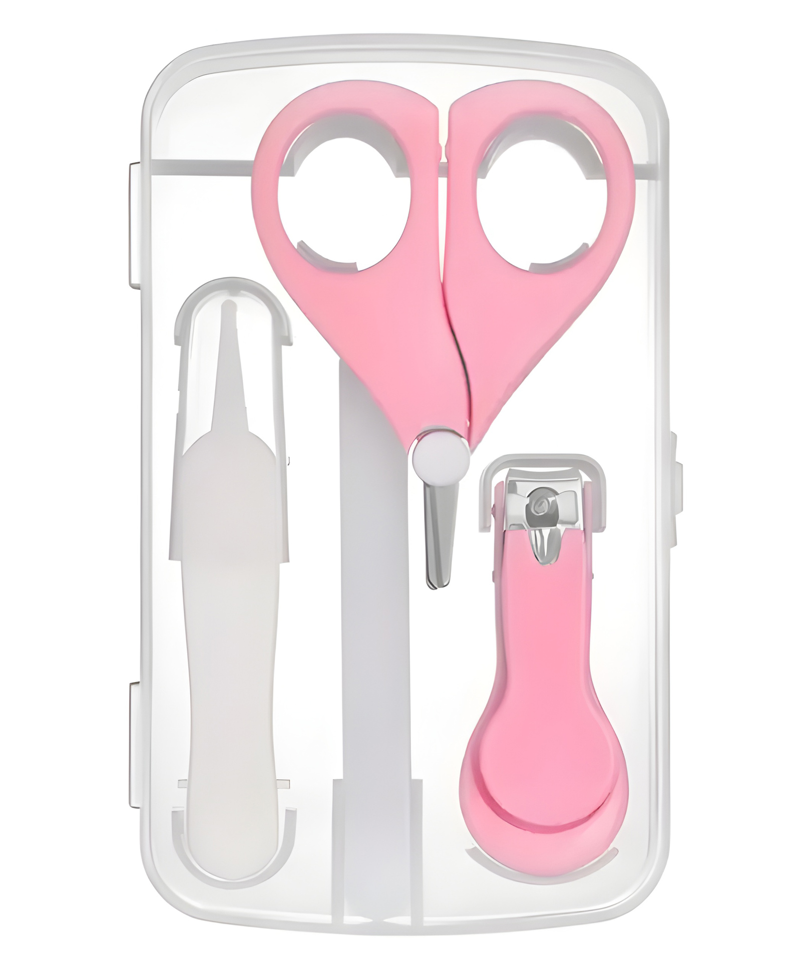COZY VIBES  Mini Kids Nail Care Set Newborn Baby Nail Clipper Kit Stainless Steel Manicure Grooming Kits Nails Cutter-PACK OF 1-COLOR MAY VARY-image-28