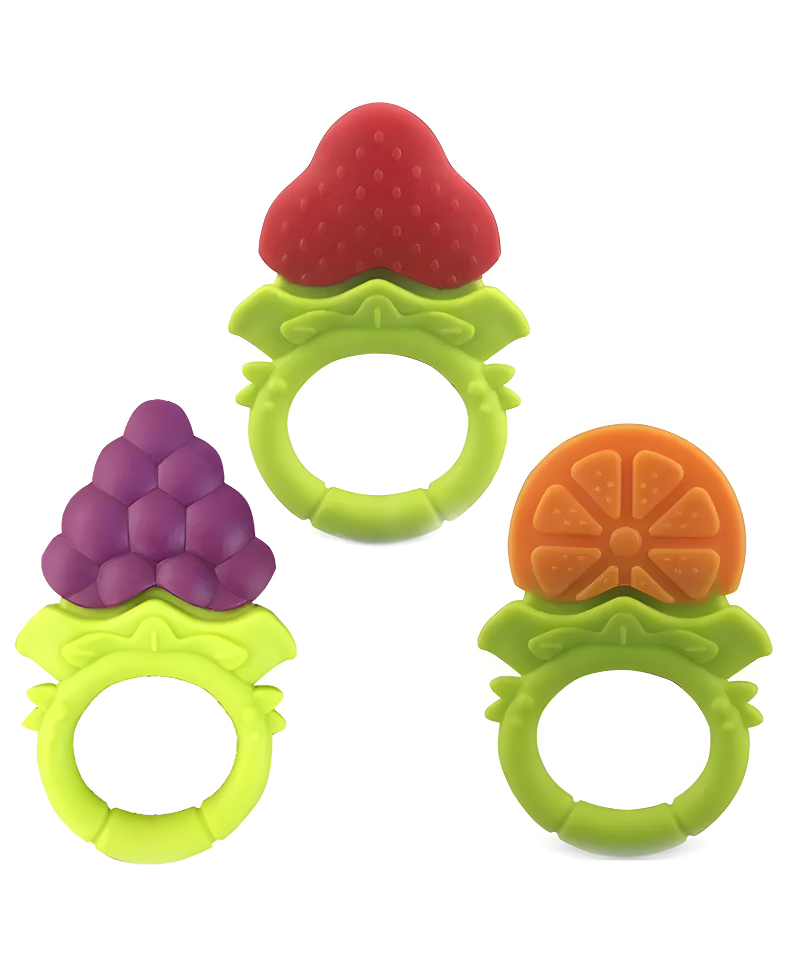 Cozy Vibes Fruit Chew Organic Natural Toddlers Silicone Sticks Molar Teether Kids Best Teething Toys-Pack of 1-Color May Vary-picture-40