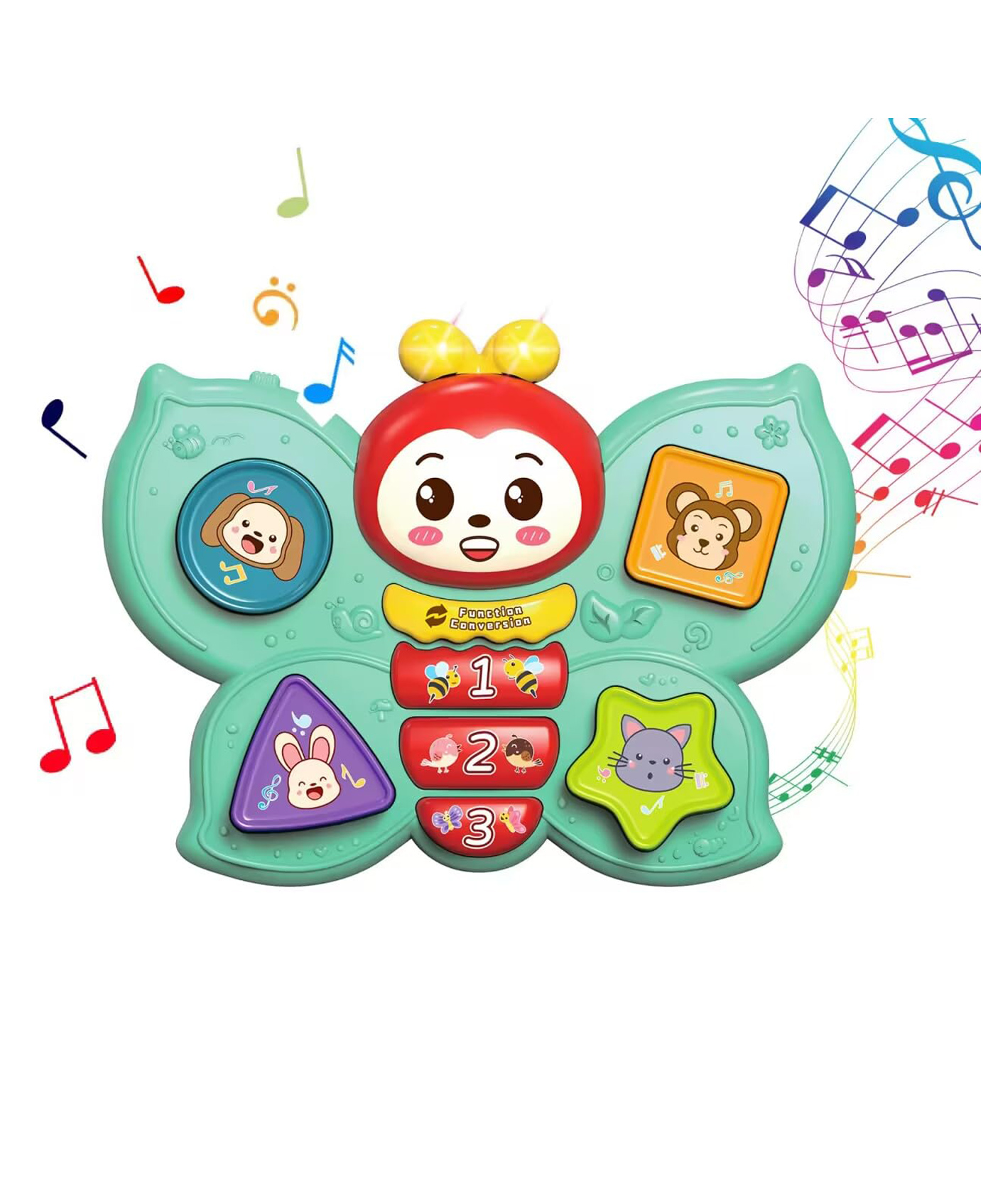 Sanjary Butterfly Musical Sound shape shorting Baby Toy for Kids color design may vary-picture-3
