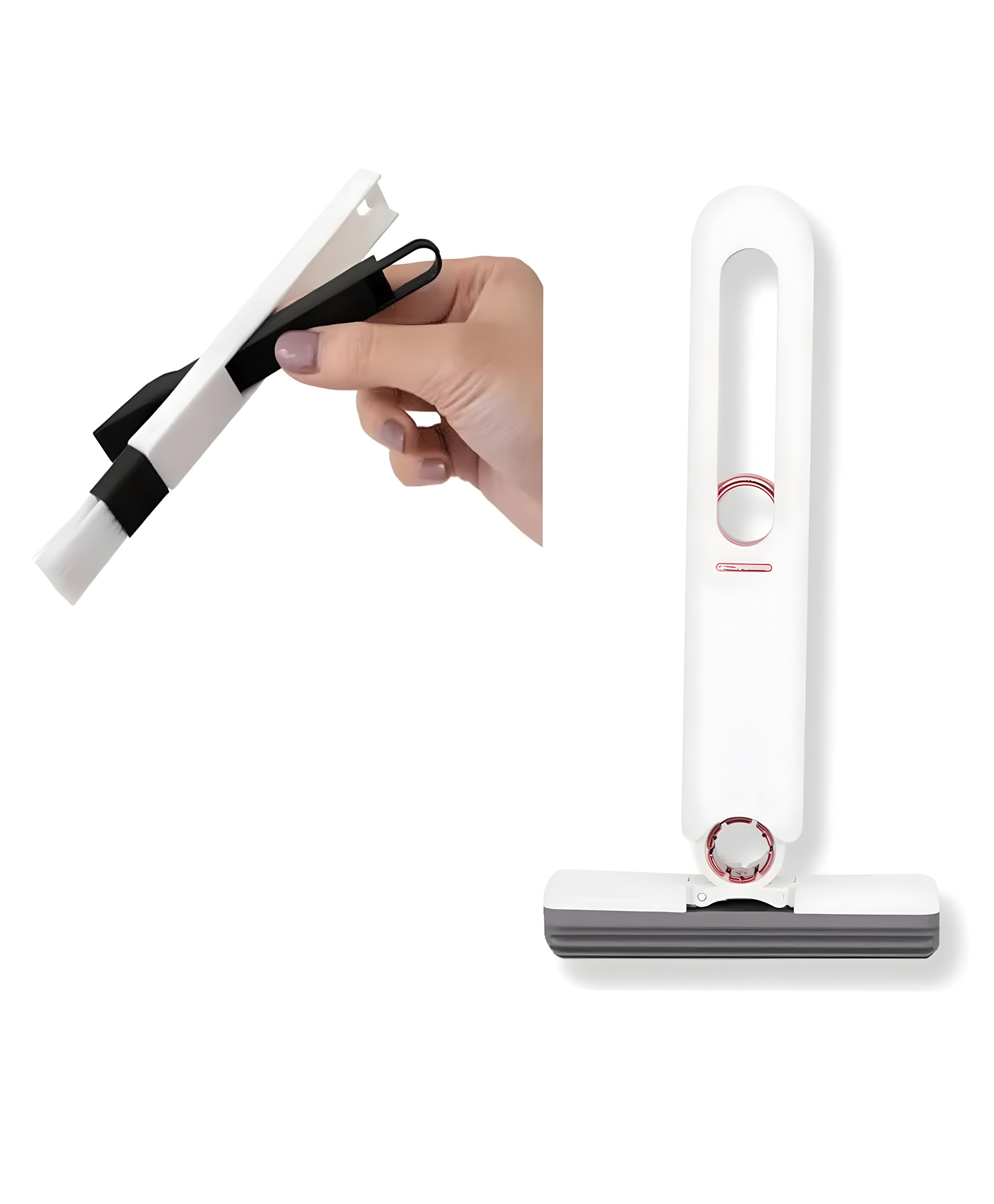 cozy vibes COZY VIBESPortable Mini mop and Brush Mini Squeeze Mop Folding Car Window Wall Cleaner Mini Sponge Mop Car Cleaning Mop | Mini Mop Self Squeeze Mini Mop Cleaner for Kitchen-PACK OF 1-COLOR MAY VARY-picture-10