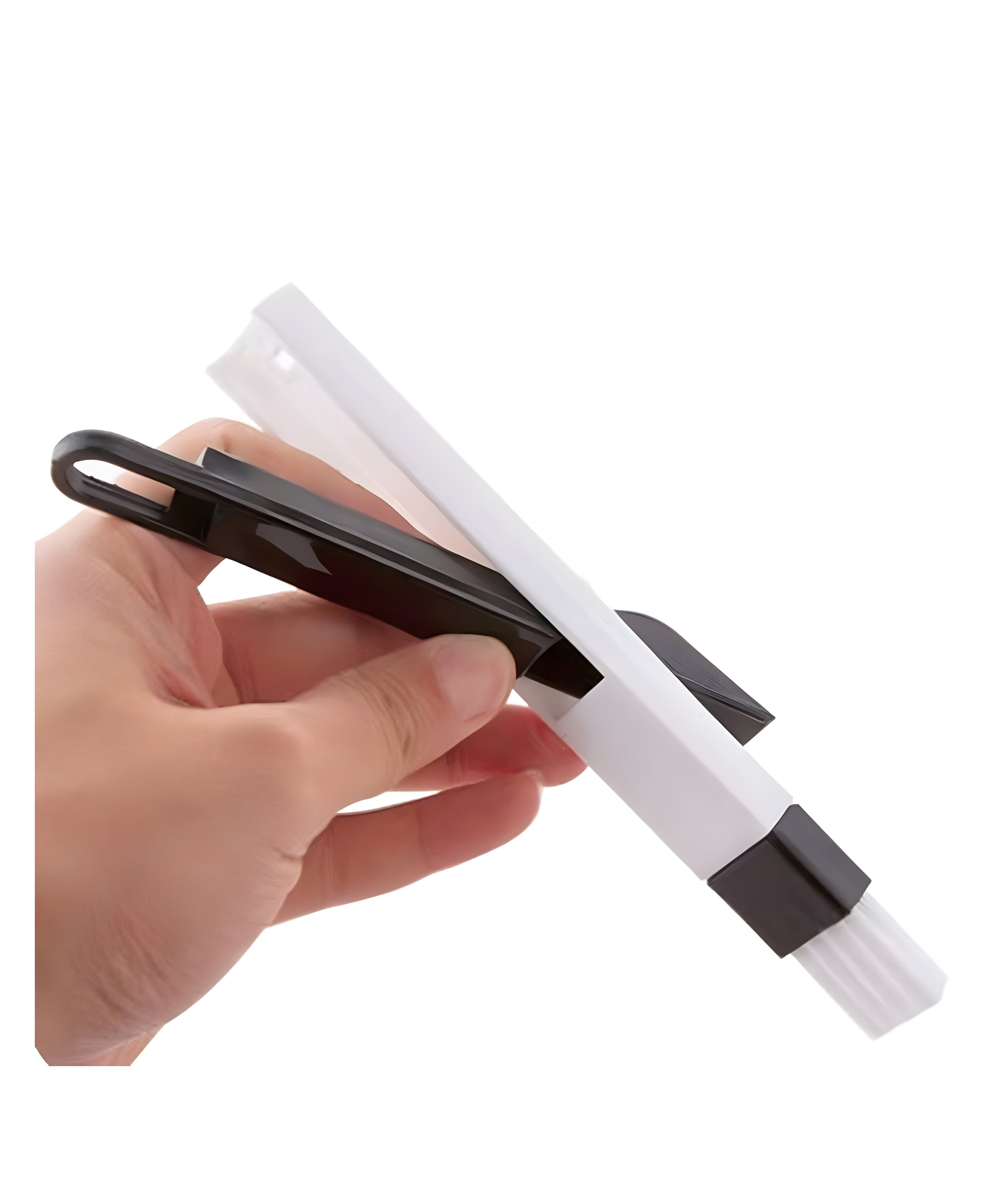 COZY VIBES Windows Recess Groove Cleaning Brush Crevice Brush with Dustpan Cleaning Tool Wash Screens Keyboard Kitchen Accessories-PACK OF 1-COLOR MAY VARY-image-20