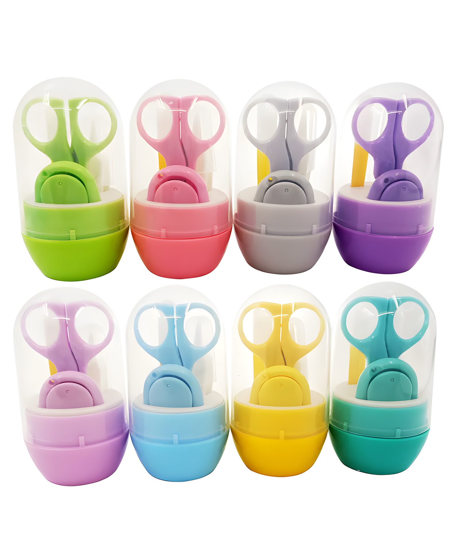 Cozy Vibes Portable Infant Clipper Safety Cutting Baby Nail Clipper 4pcs for Gifts Baby Care Nail Clippers - Pack of 1 - Color May Vary-image-47