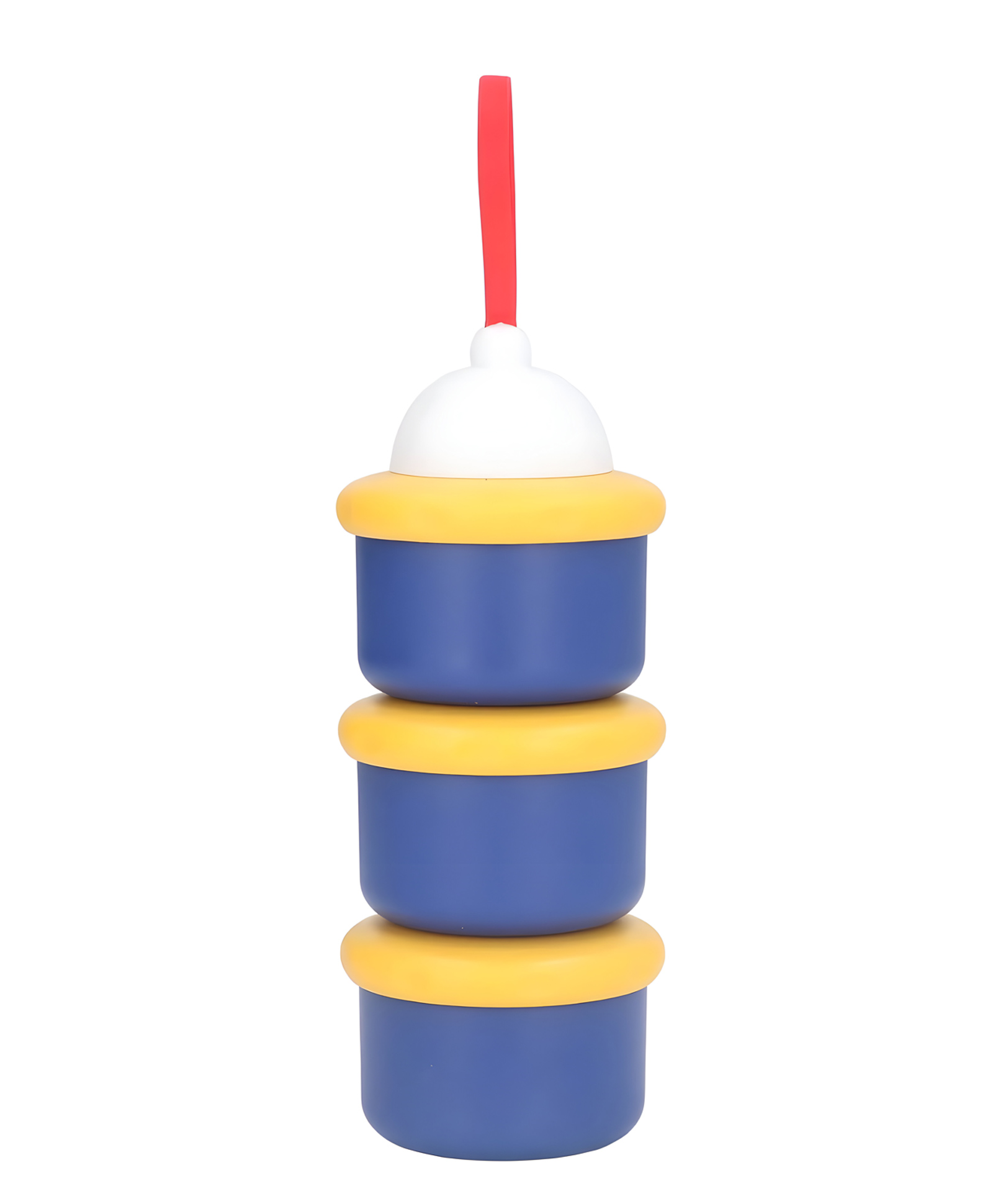 Cozy Vibes Formula Dispenser, 3 Layers Portable Stackable Baby Milk Powder Dispenser, Baby Formula Dispenser Snack Storage Container, Large Capacity Formula Container for Travel, Non Spill, Bpa Free - Pack of 1 - Color May Vary-picture-12