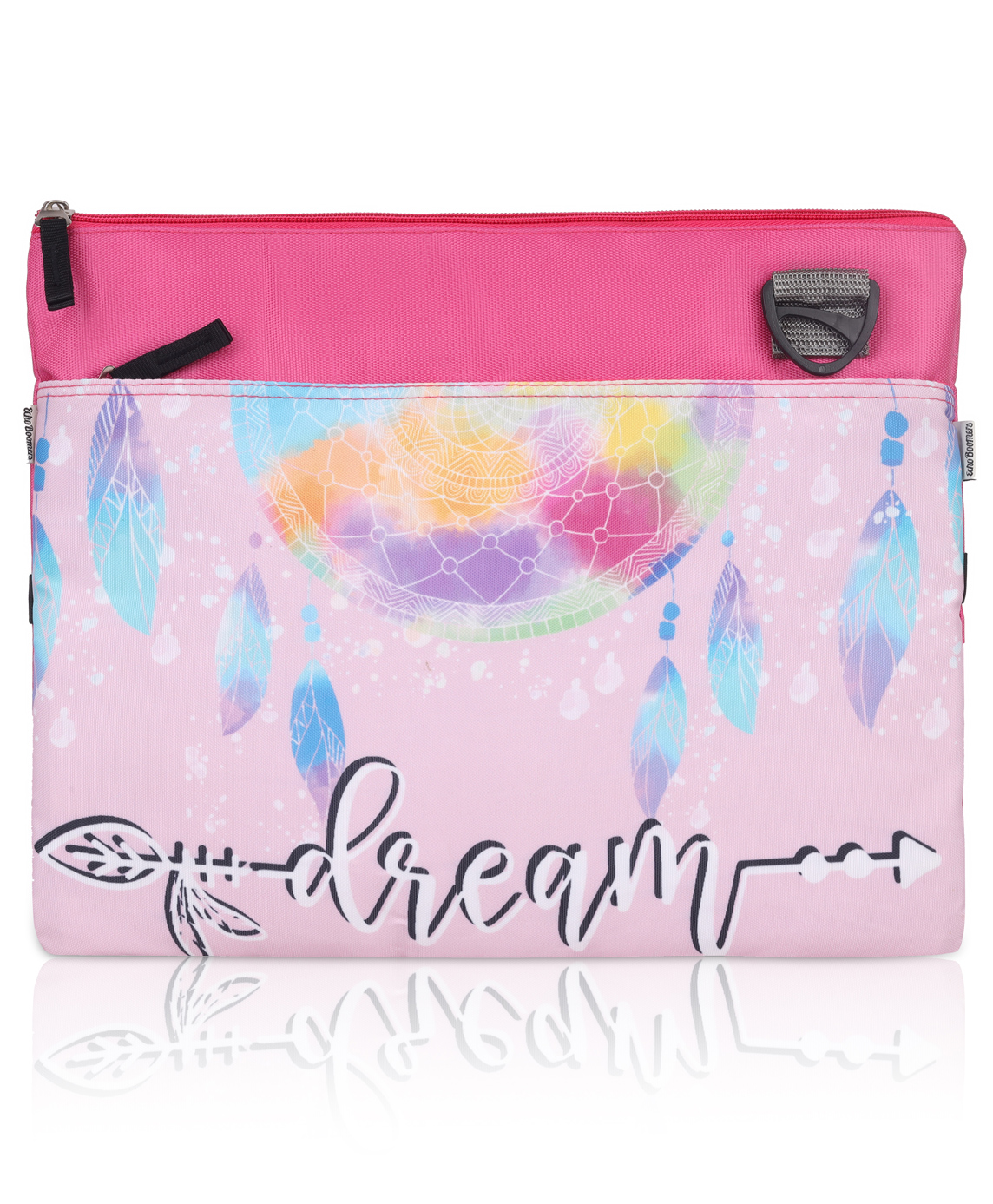 Echo Boomers My Exam Sling BagTrendy Pink Tie-Dye Messenger Bag Perfect for Students on the Go, Combining Style and Functionality - 12 Inch-image-29