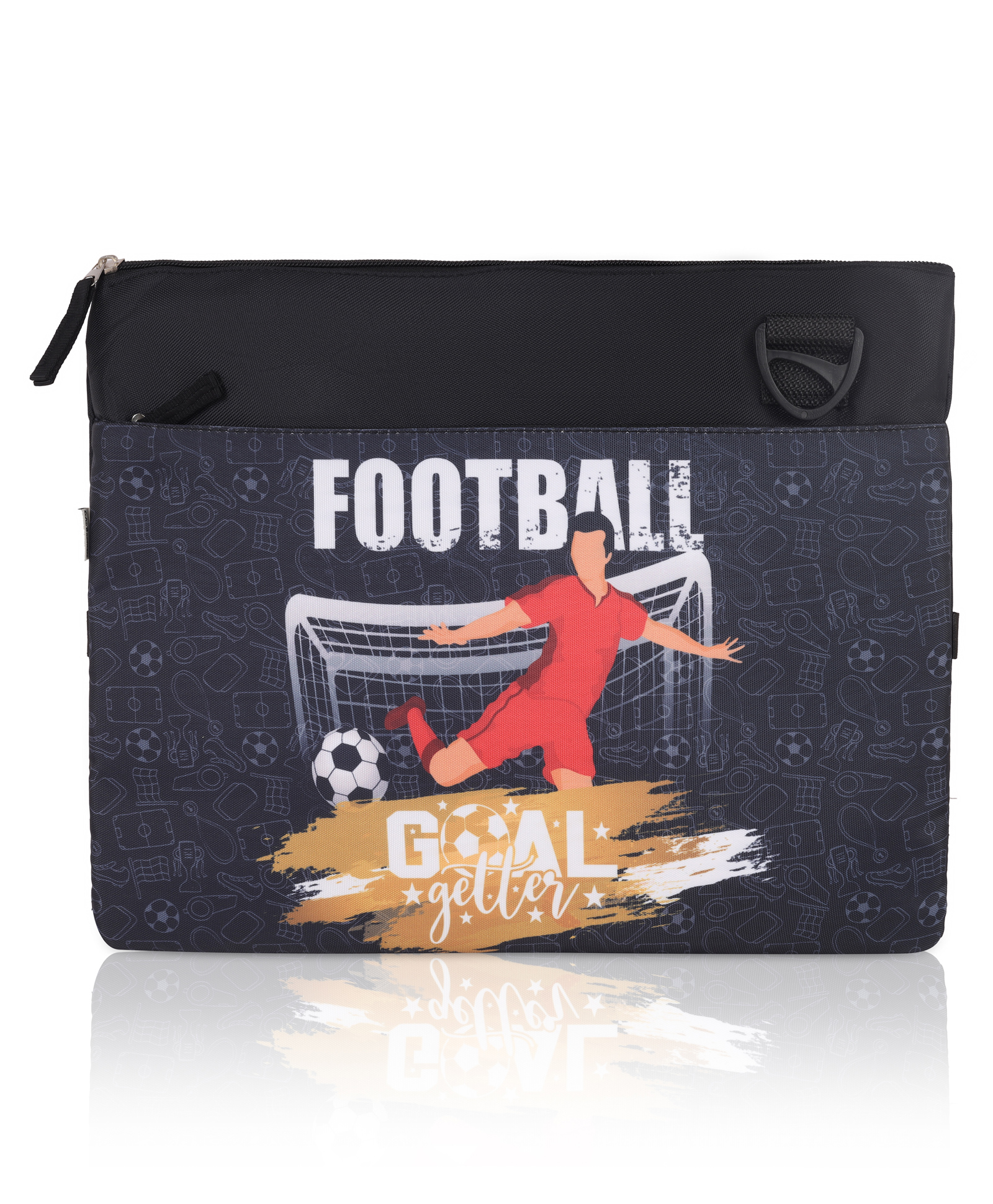 Echo Boomers Black Tie-Dye Messenger BagA versatile staple that pairs well with any outfit, perfect for students seeking a reliable everyday companion-- 12 Inch-image-11