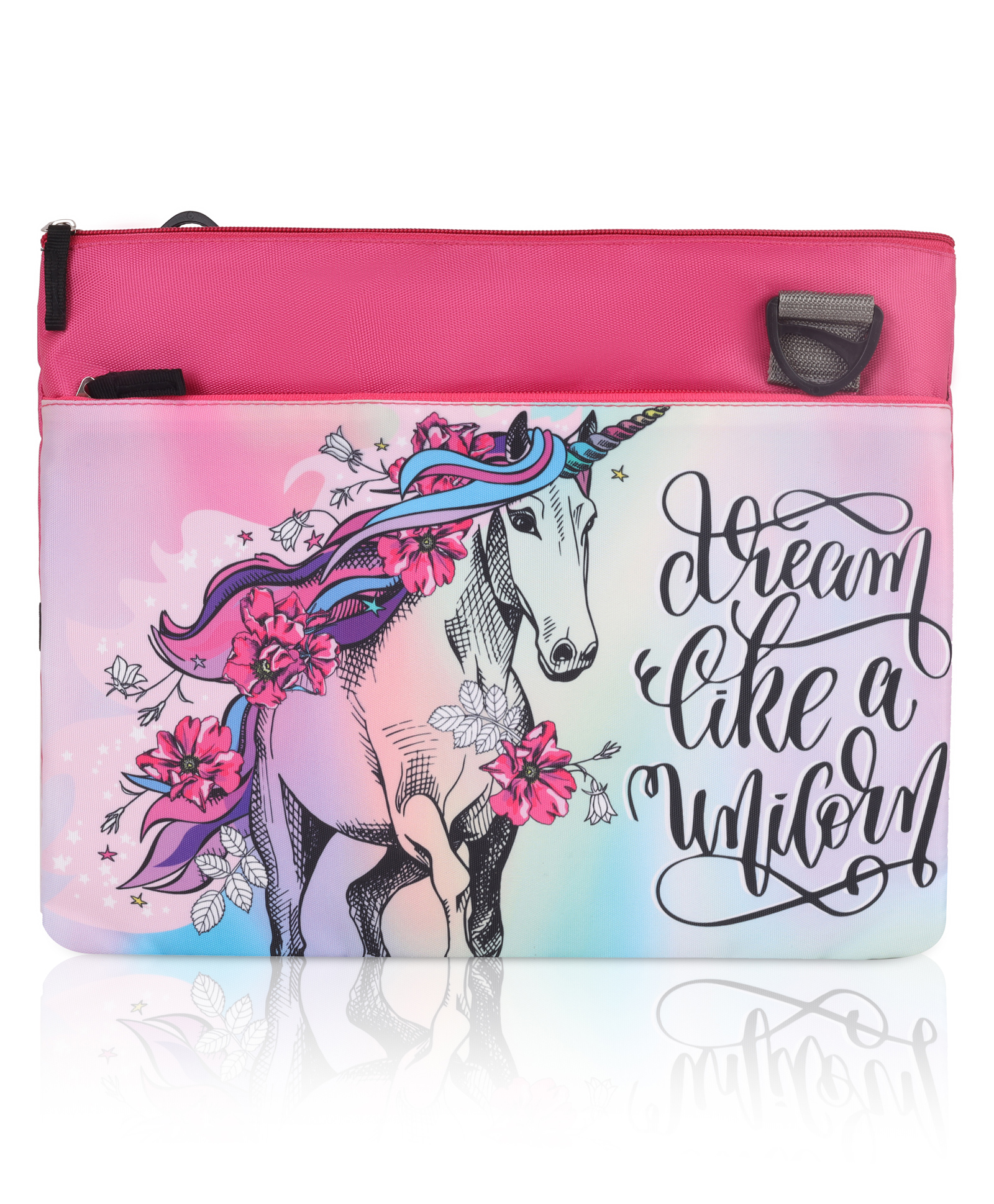 Echo Boomers Light Pink Tie-Dye Messenger BagA sweet and soft bag for students, offering plenty of space for daily essentials- 12 Inch-picture-14