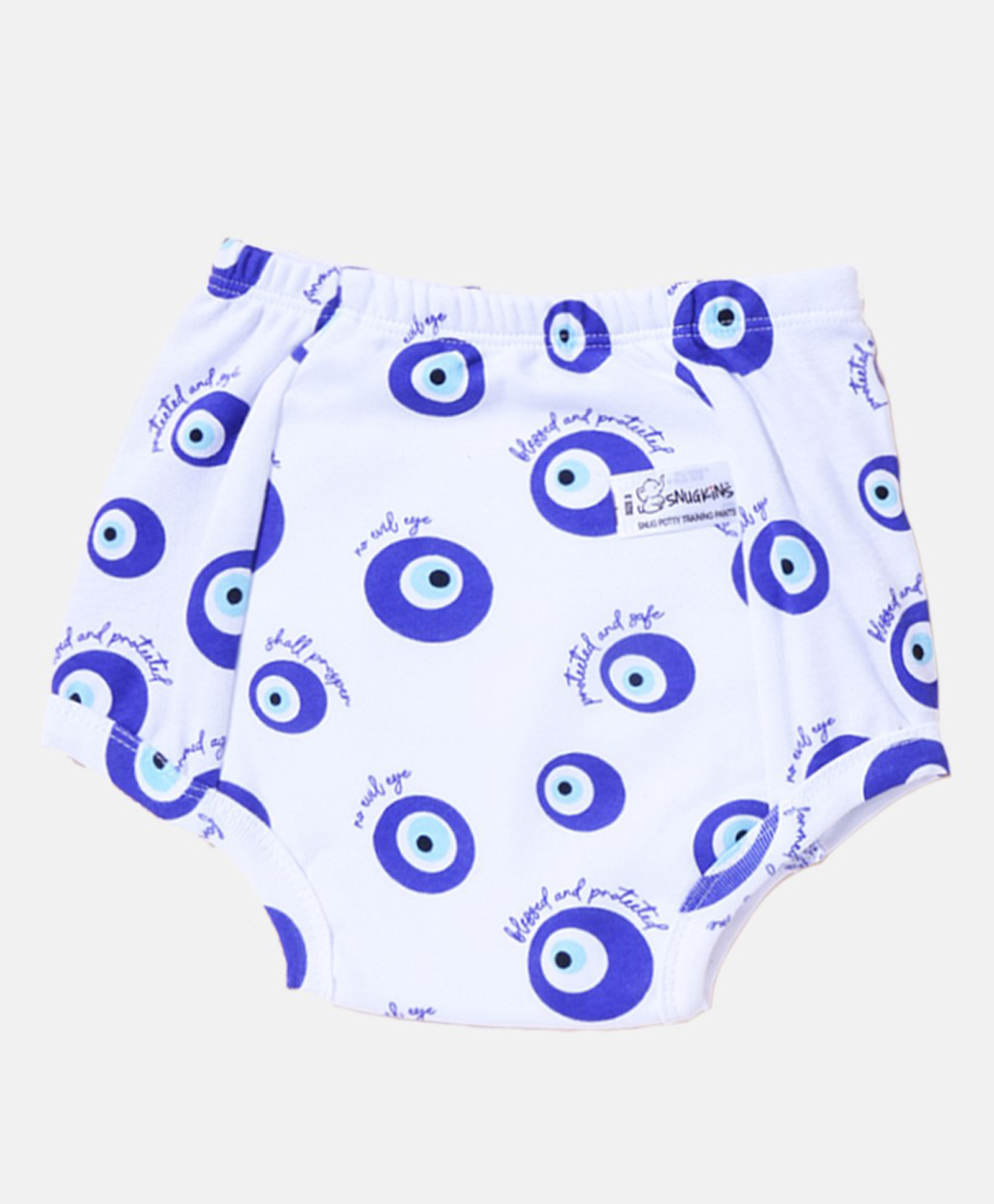 Snugkins Potty Training Pull-up Pants for Kids. 100% Cotton. Size- 7, 7-8 Years Pack of 1 Evil Eye-picture-27