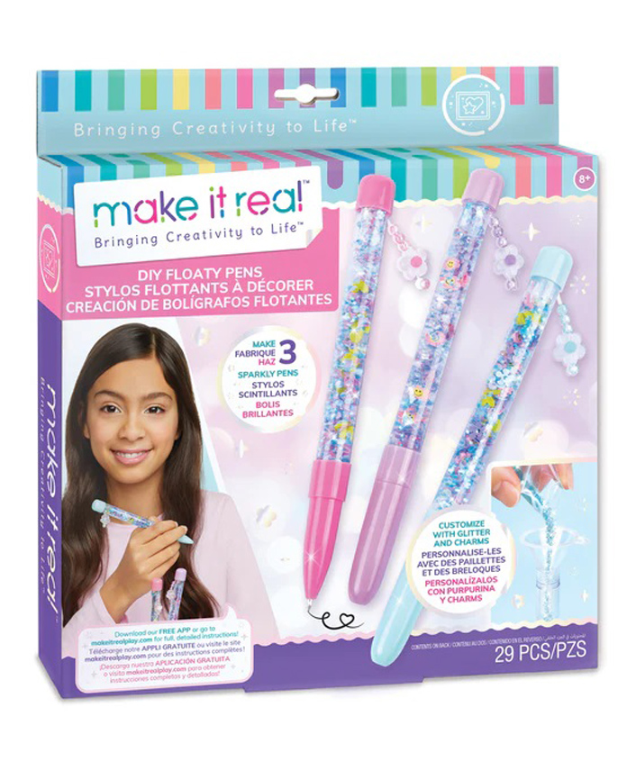 Making it Real DIY Floaty Pens Set 29 Pieces - Purple