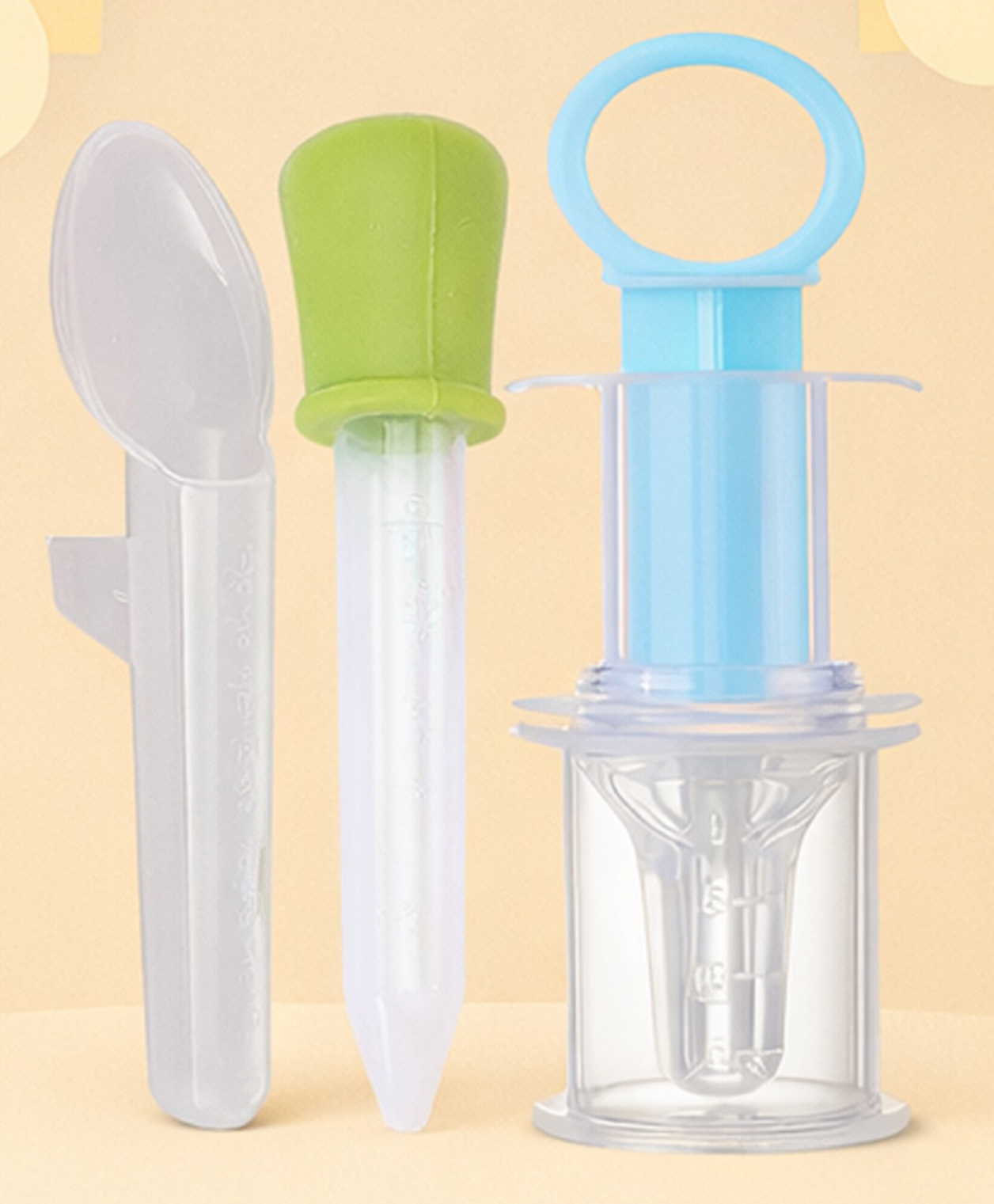 The Cheeky Kidzz Baby Multi-Functional Smart Medicine Needle Feeder Squeeze Medicine Dropper with Baby Liquid Dropper and Baby Marking Spoon Feeder BPA Free (BLUE)-picture-12