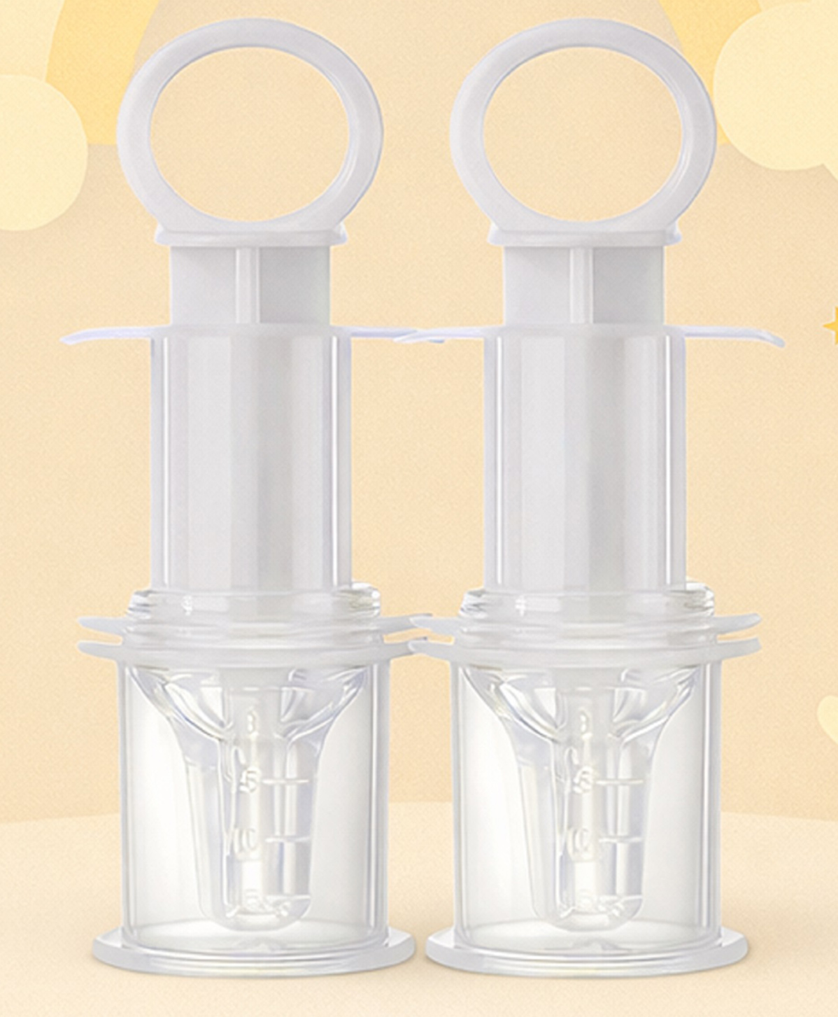 The Cheeky Kidzz Pack of 2Multi-Functional Baby Smart Medicine Needle Feeder Squeeze Medicine Dropper Teethers BPA Free (MULTI-COLORS)-picture-12