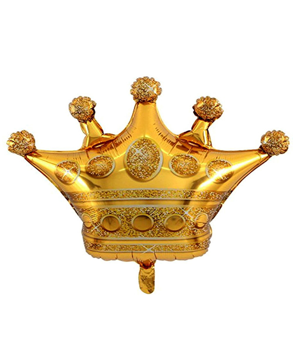 Decor Mantra crown shape foil balloon for prince princess birthday decoration items - Gold - Pack of 1-picture-12