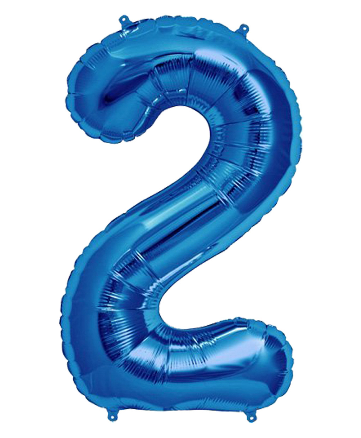 Decor Mantra 16 inch 2 number foil balloon perfect for birthday decoration and special occasions - Blue - Pack of 1-image-13