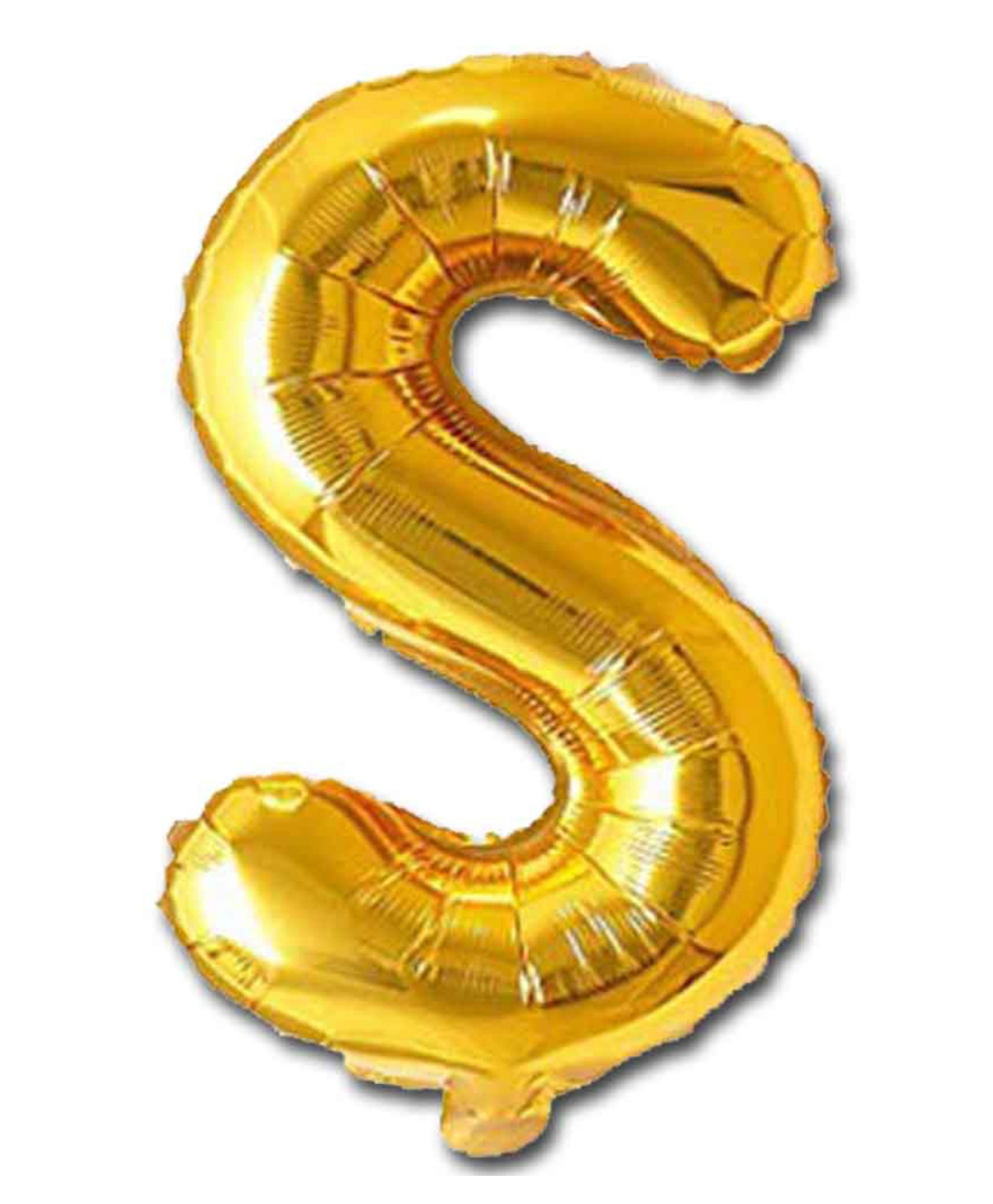 Decor Mantra S letter alphabet foil baloon is perfect for birthday decoration- Gold - Pack of 1-picture-26