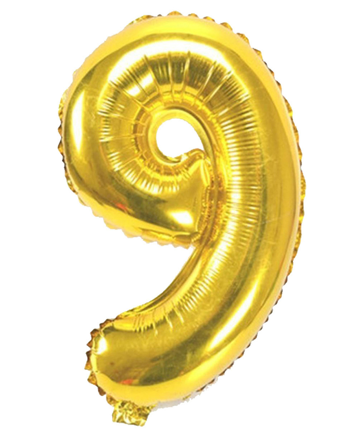 Decor Mantra Number 9 foil balloon 32 inch for birthday decoration items - Gold - Pack of 1-image-39