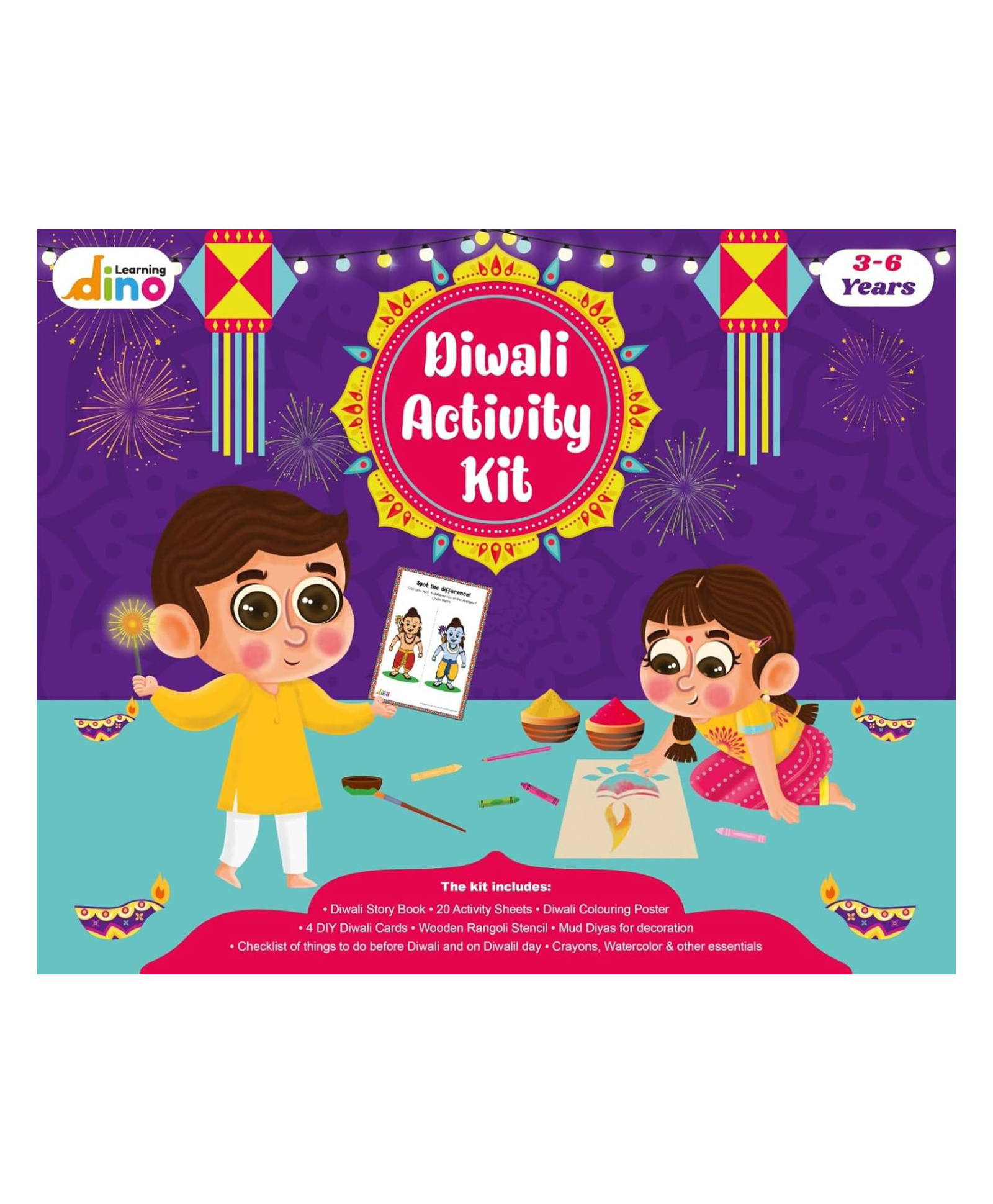 Diwali Activity Kit for Kids by Learning Dino - English-image-23