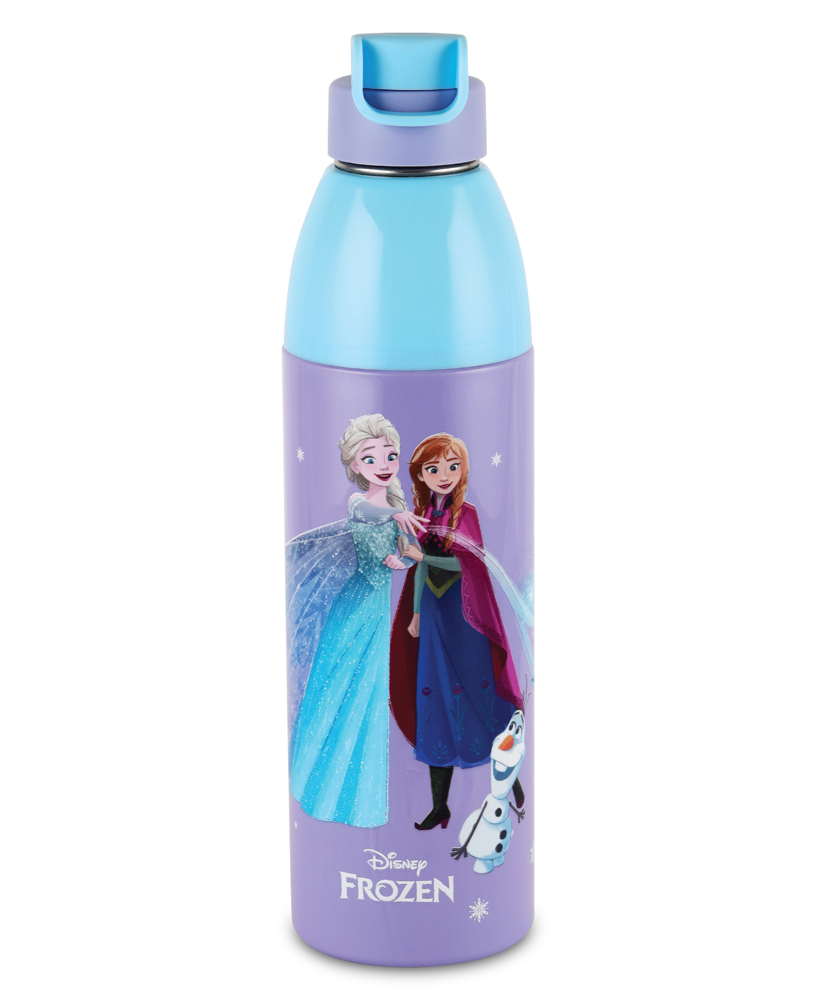 Cello Disney Frozen Print Plastic Water Bottle Purple - 680 ml-image-41