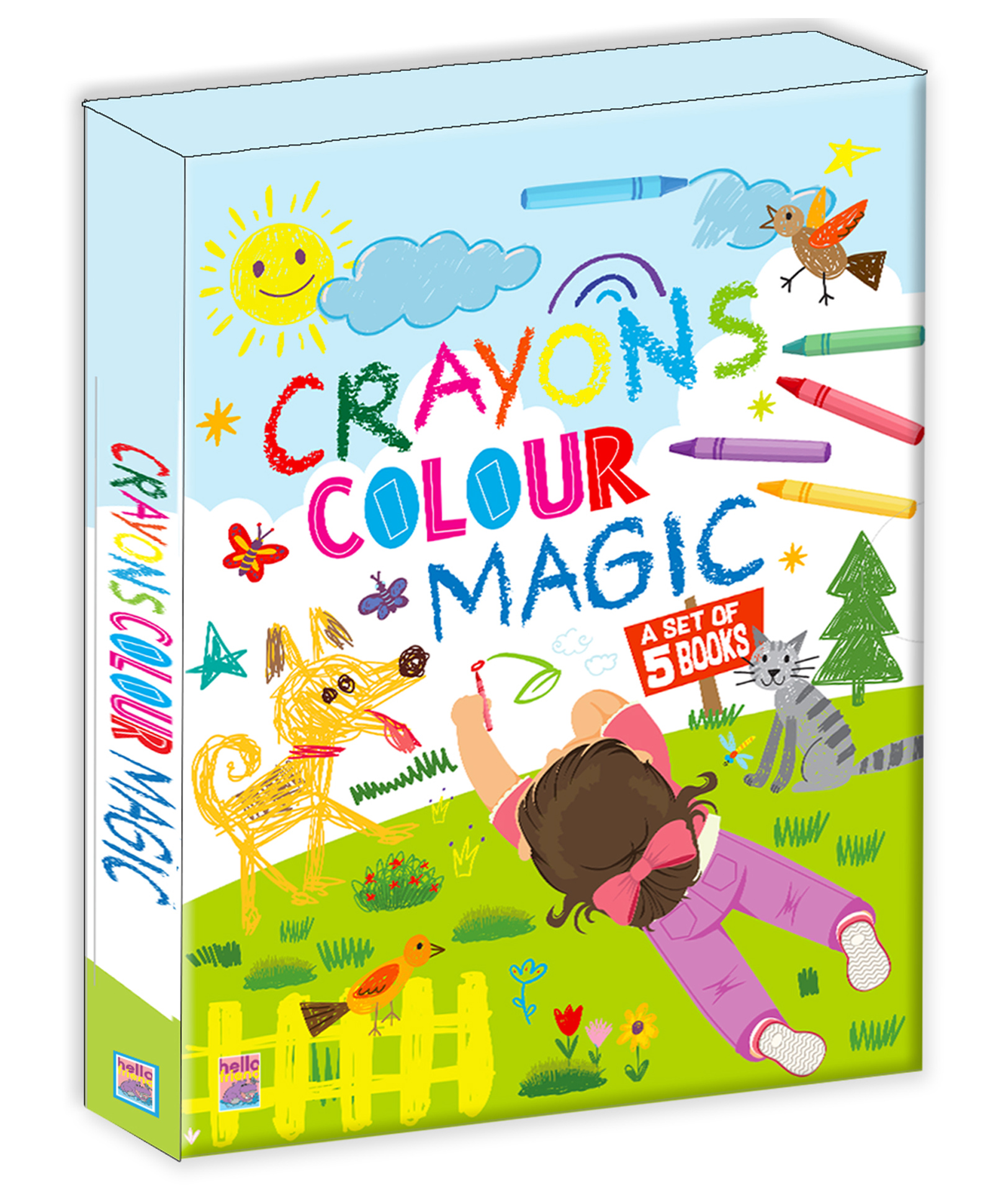 My First 5-in-1 Early Learning Magic Coloring Activity Books with Crayons for Kids, Children and Toddlers Pack of 5 - English-image-26