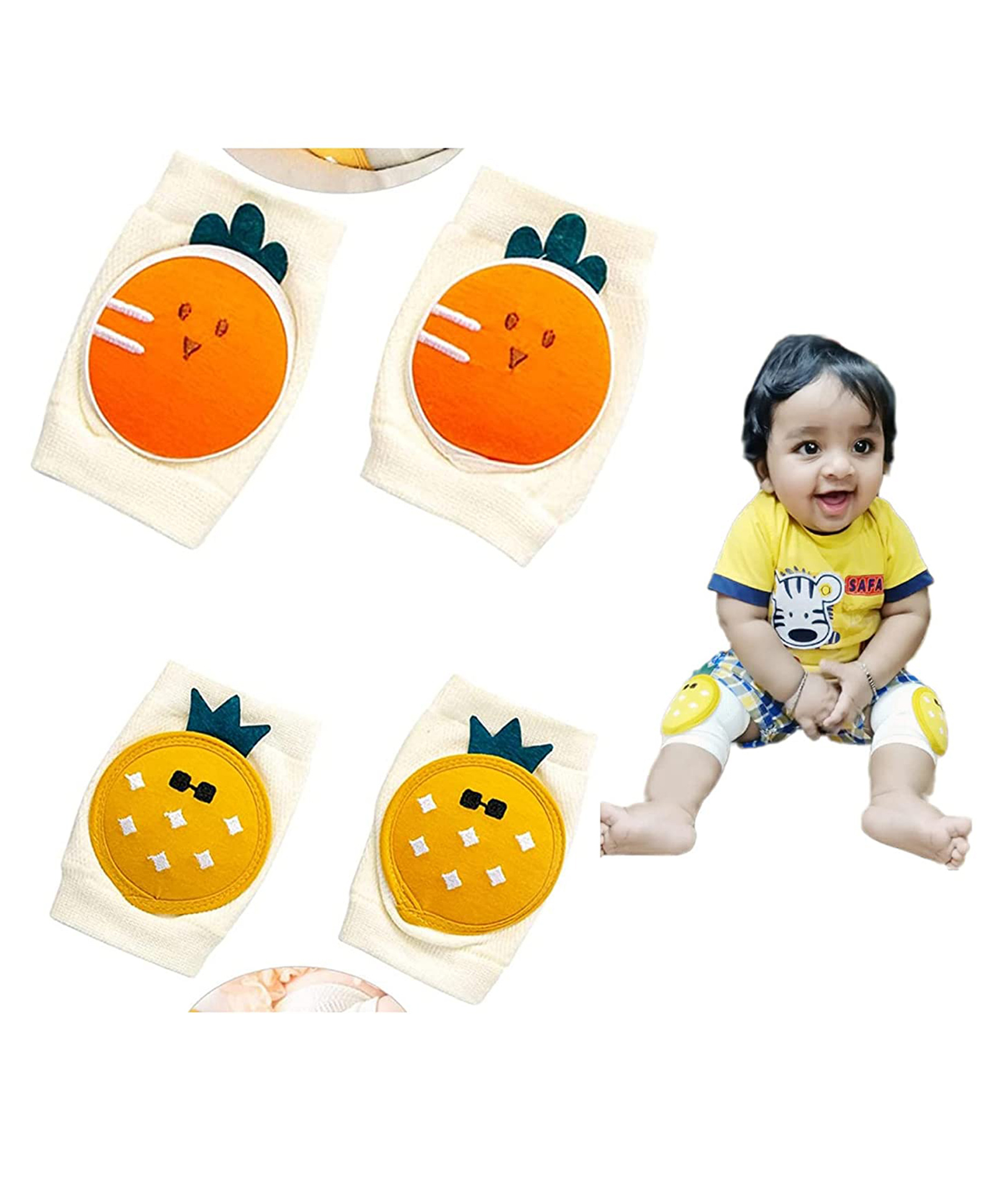 MumsLap Baby Pads For Crawling and Walking - Knee/Elbow Guards - 2 Pairs-image-41