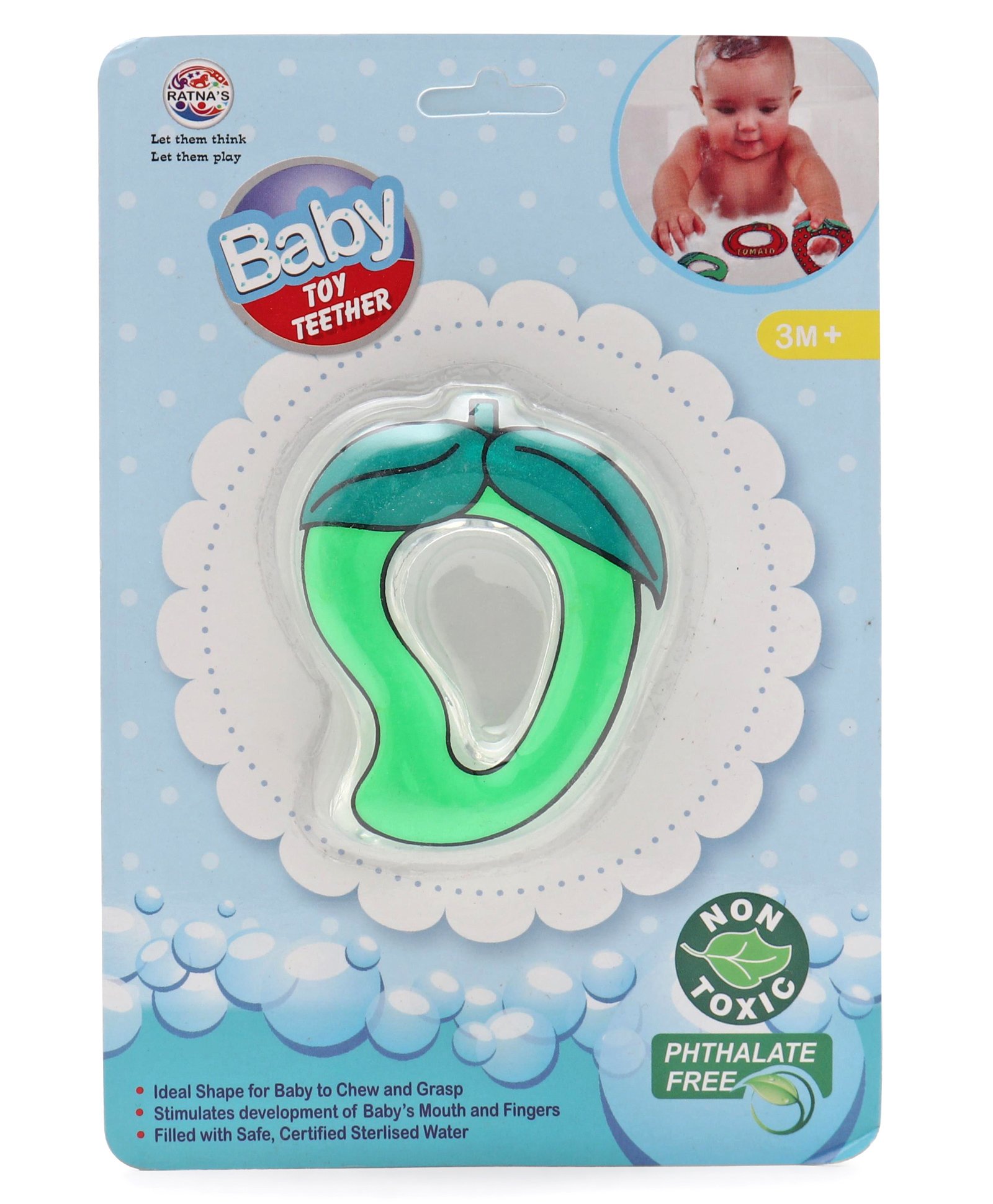 Ratnas Mango Shaped Water Filled Teether - packaging may vary-picture-24