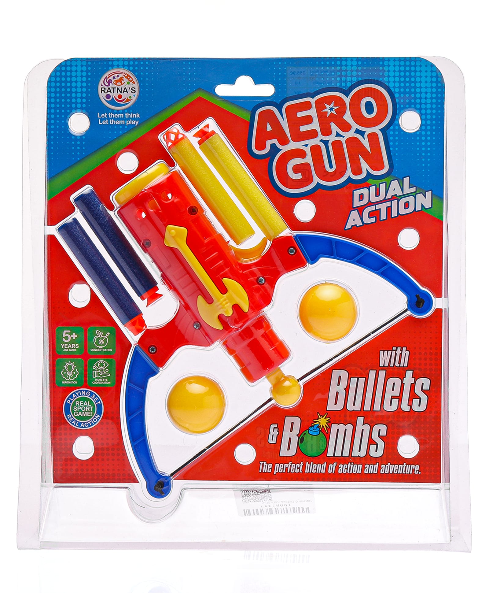 Ratnas Aero Gun with Bullets and Bombs Pack of 7- Multicolor-picture-12