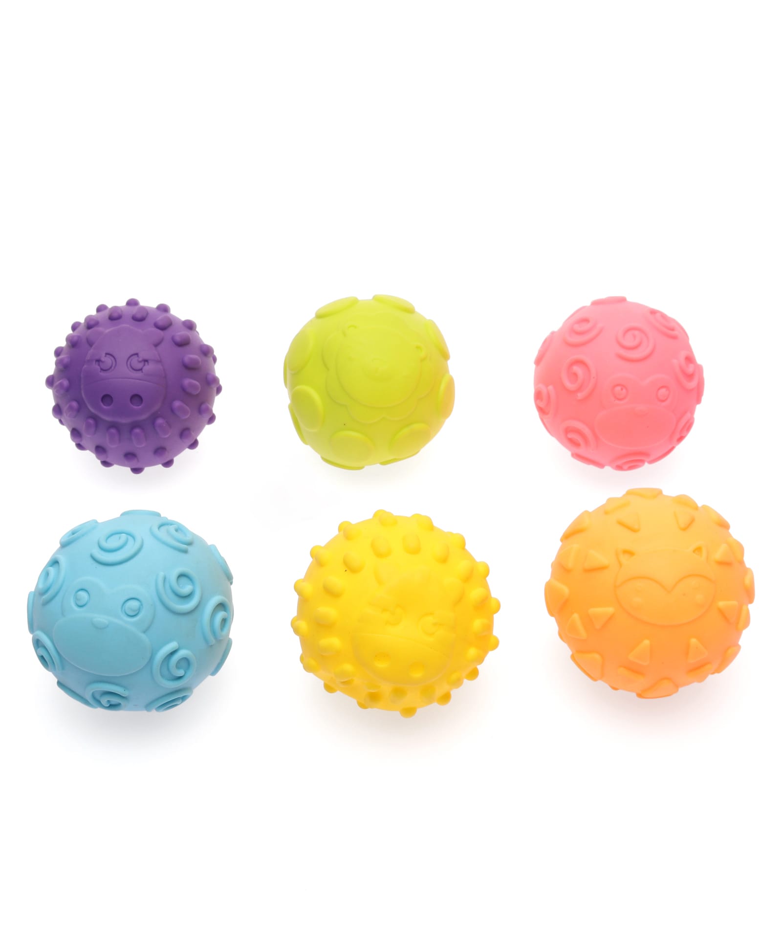 Ratnas Squeezy Jazzy Balls Bath Toys Pack of 6- Multicolor-picture-6