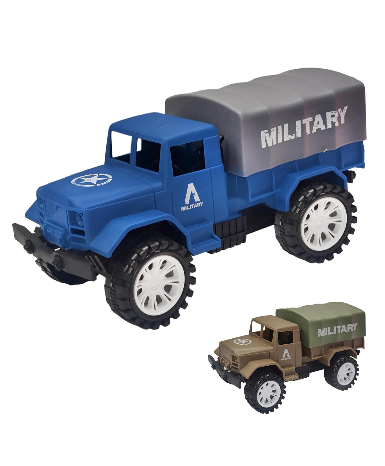 FunBlast Military Vehicle Truck Toy for Kids Pack of 1 Random Color-image-39