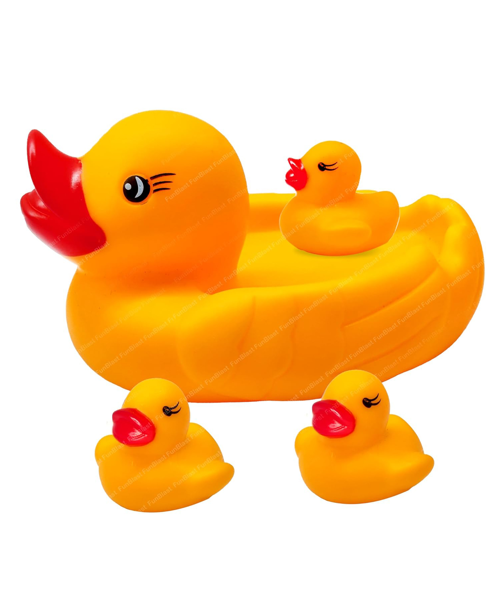 FunBlast Funny Duck Theme Bathing Toys for BabiesPack of 4-image-27
