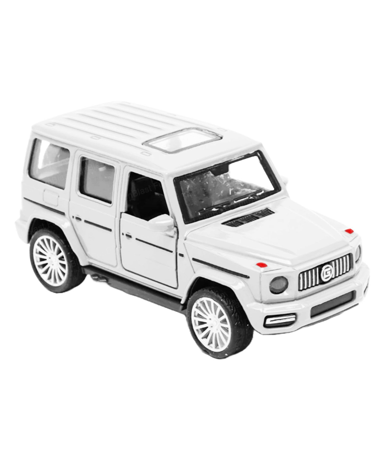 FunBlast Realistic Small Size Die Cast Metal Car Toy for Kids  White-image-47