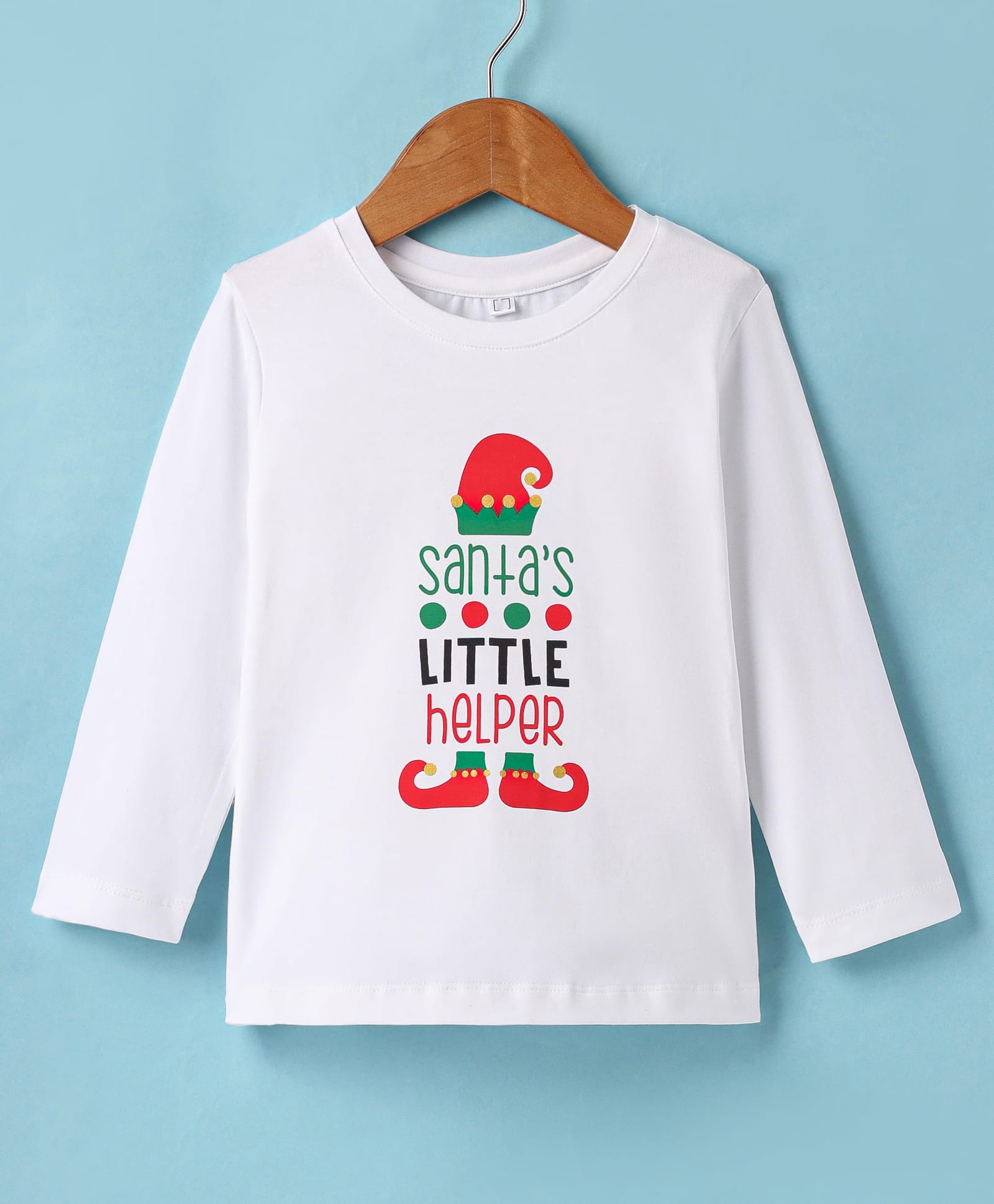 O'CARINA Cotton Knit Full Sleeves T-Shirt With Text Print - White-picture-28