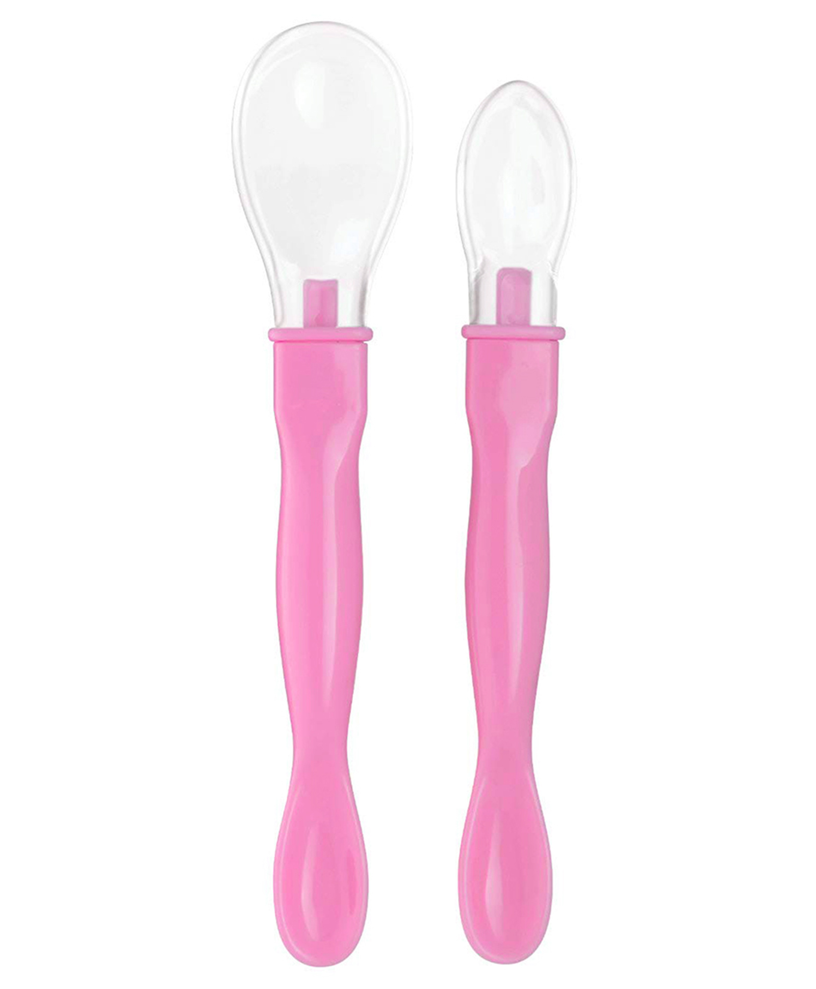 1st Step Dual Ended BPA free Silicone Spoon Set - Silicone, Polypropylene (Pink)-picture-10