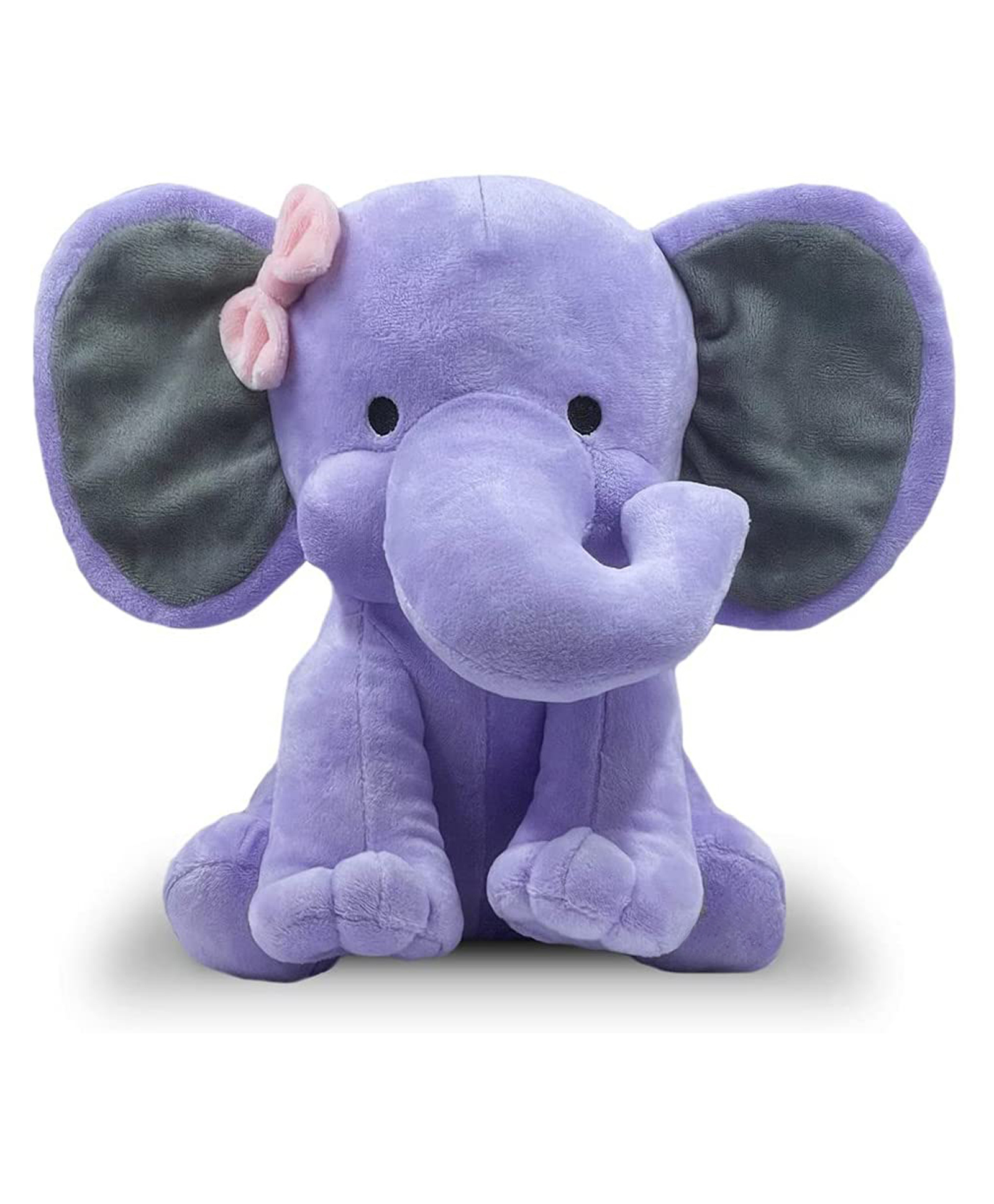 Frantic Premium Quality Soft Purple Daisy Elephant Toy For Kids- Height 25 cm-image-15
