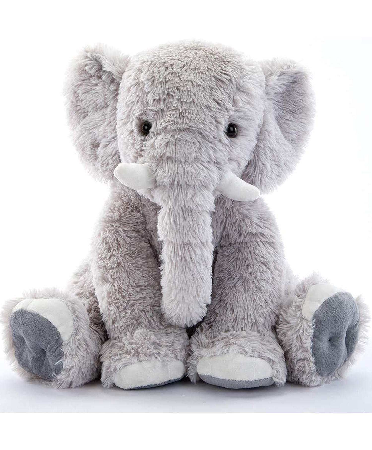 Frantic Premium Soft Toy Lucky Elephant RabbitF Grey for Kids - Height 32 cm-image-47
