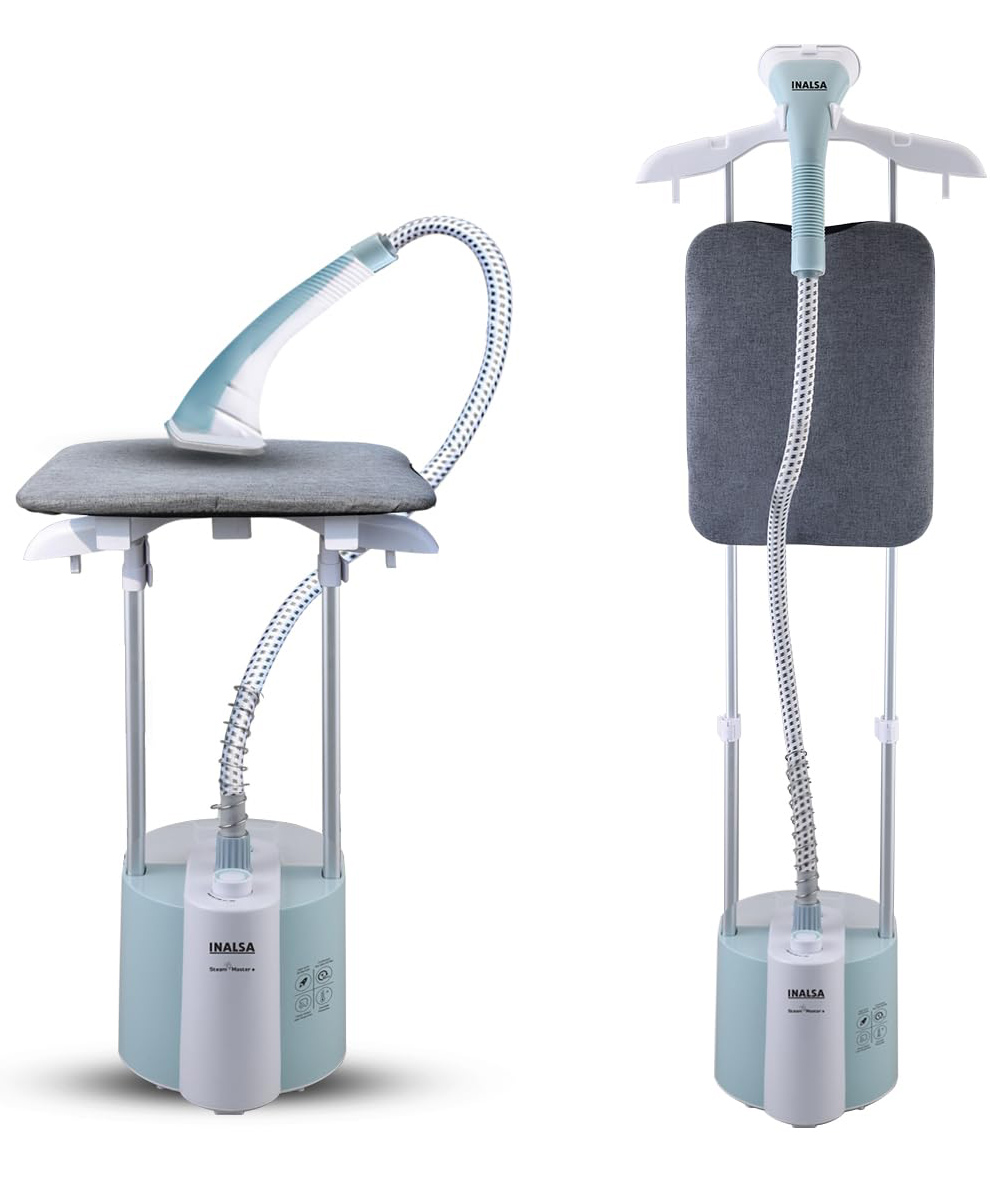 Inalsa STEAM MASTER PLUS Iron Garment Steamer 2000W, 1.45L -Sky Blue-image-47