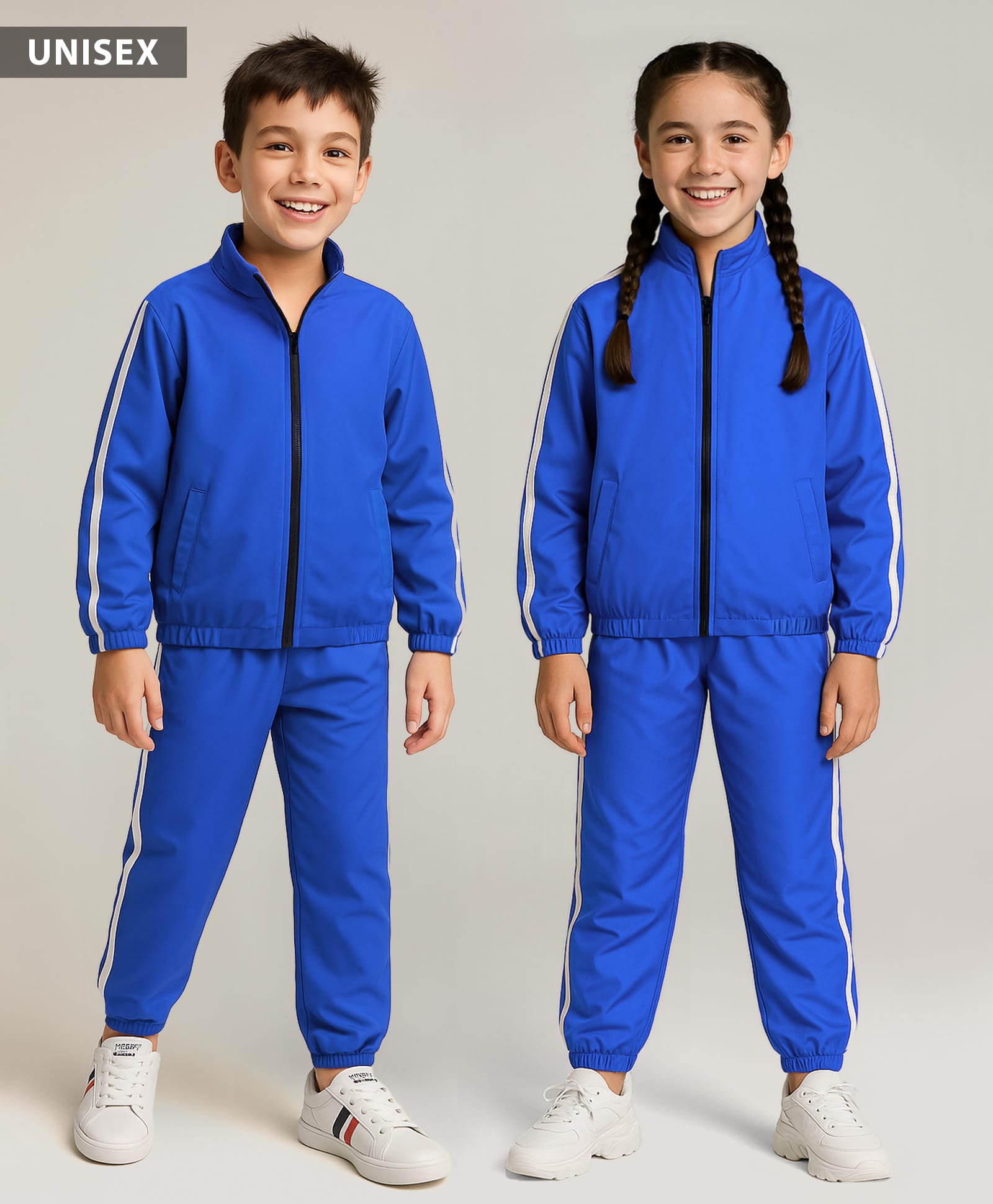 Pine Active Woven Full Sleeve Tracksuit with Tape Detailing - Blue-picture-19