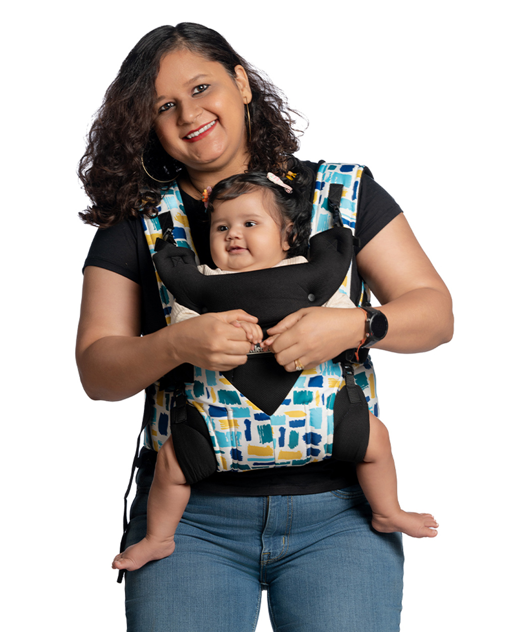 Littlebum Summer Spring Shoulder Baby Carrier | Stylish, Adjustable , Ergonomic, Durable, Lightweight, Breathable, Adjustable and perfect for front and back carrying | Ideal for outdoor use, with added pockets for convenience-image-24