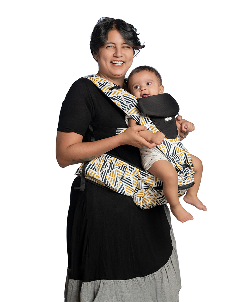 Littlebum Yellow Pyramid Detachable Hip Seat Baby Carrier-image-30