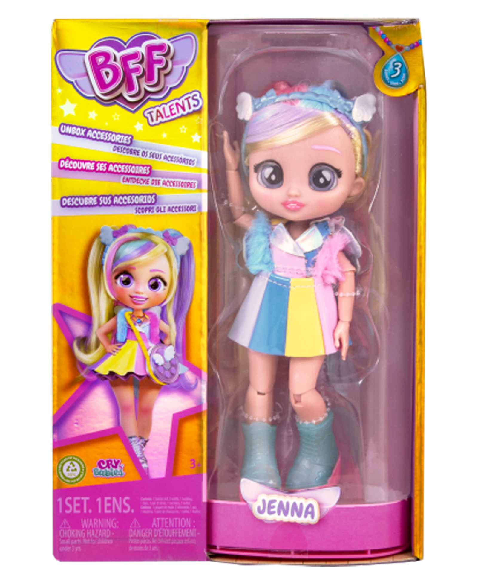 IMC Bff Series 3 Jenna Doll Blue - Height 20 cm-image-12