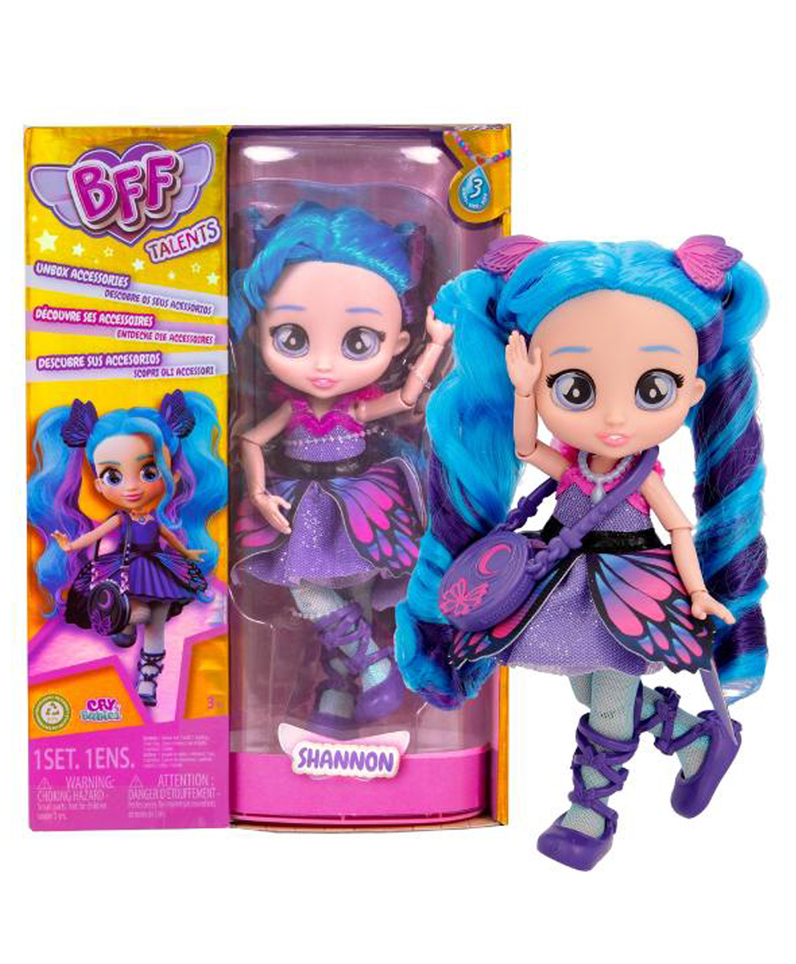IMC BFF SERIES 3 Shannon Fashion Doll with accessories - Height 21 cm (Color may vary)-image-47