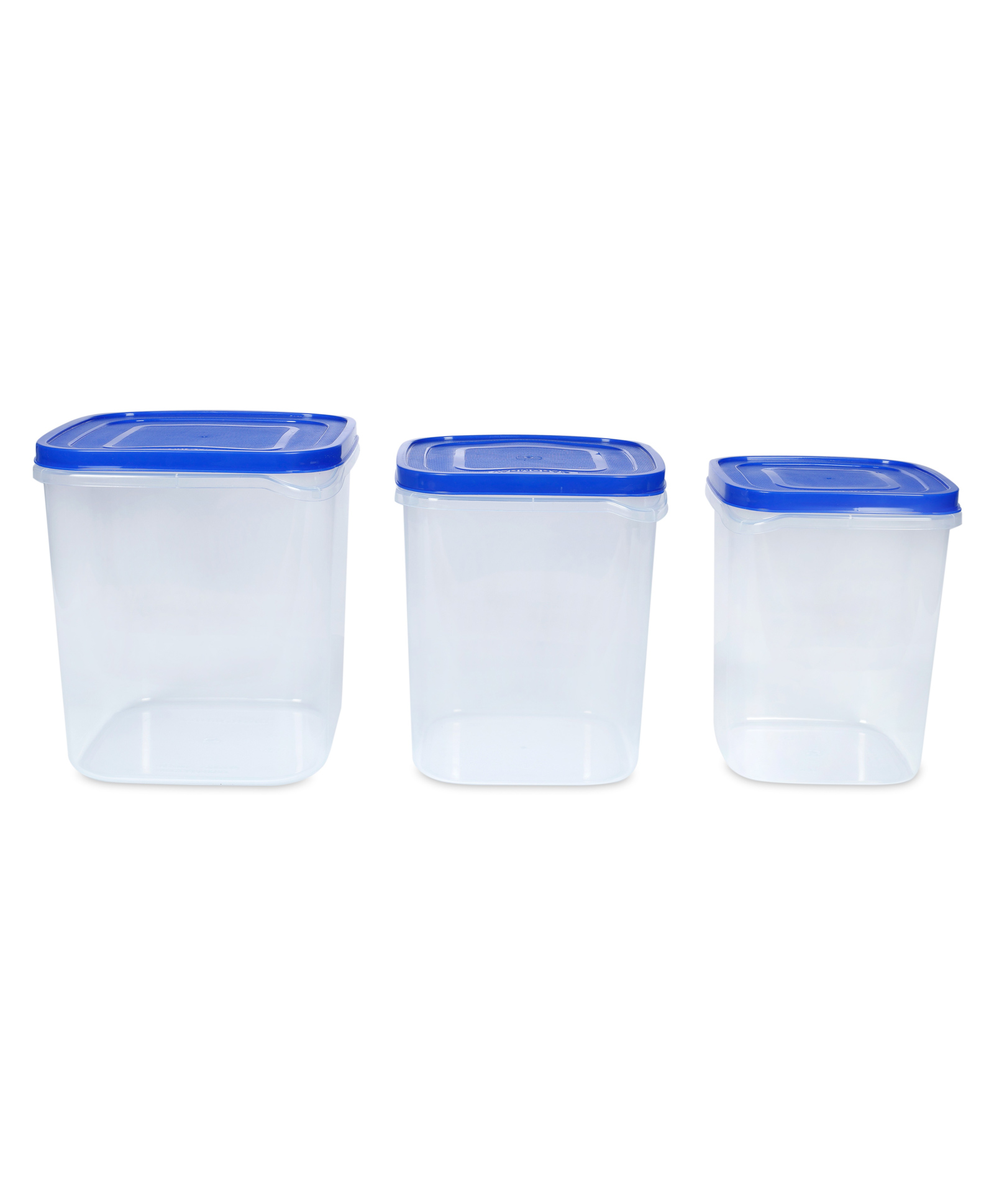 varmora homeware Varmora Glory Square Container Set ,Blue, 3 Pieces-picture-21