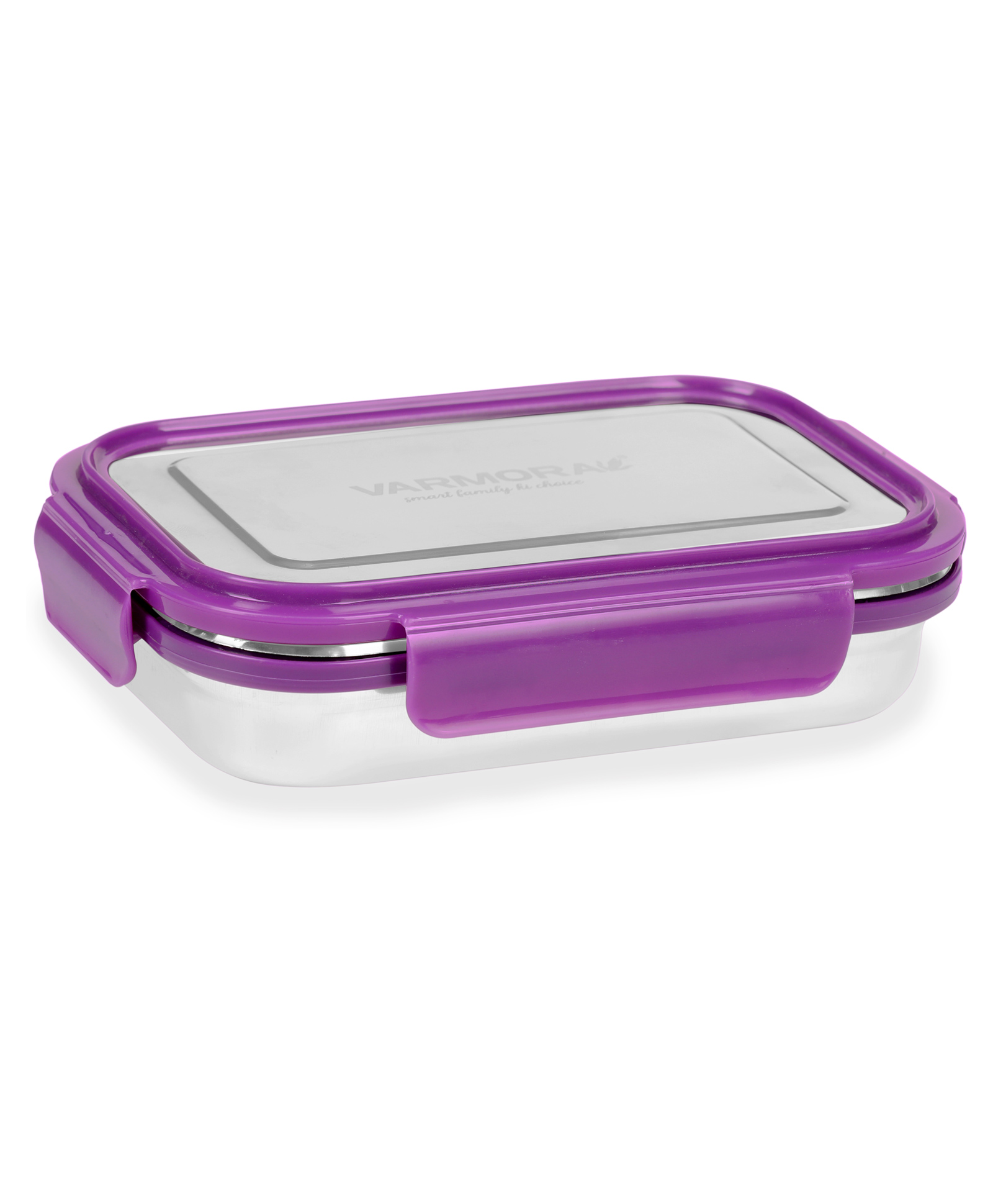 Varmora Homeware SS Insulated Kids Lunch Box Superior P.U.F Insulation - Violet-picture-13