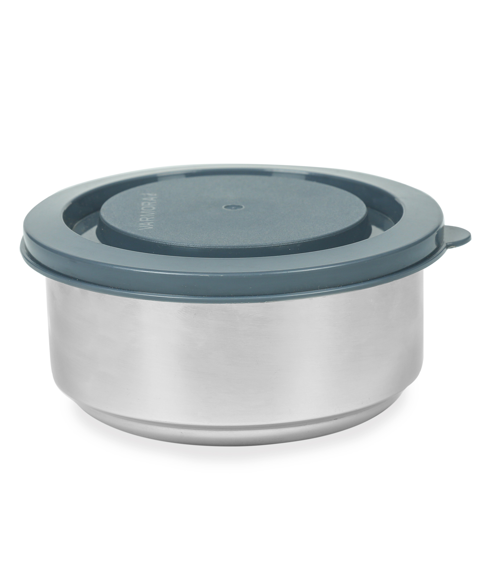 Varmora Homeware Stainless Steel Lunch Box with Plastic Lid 300ml-image-38
